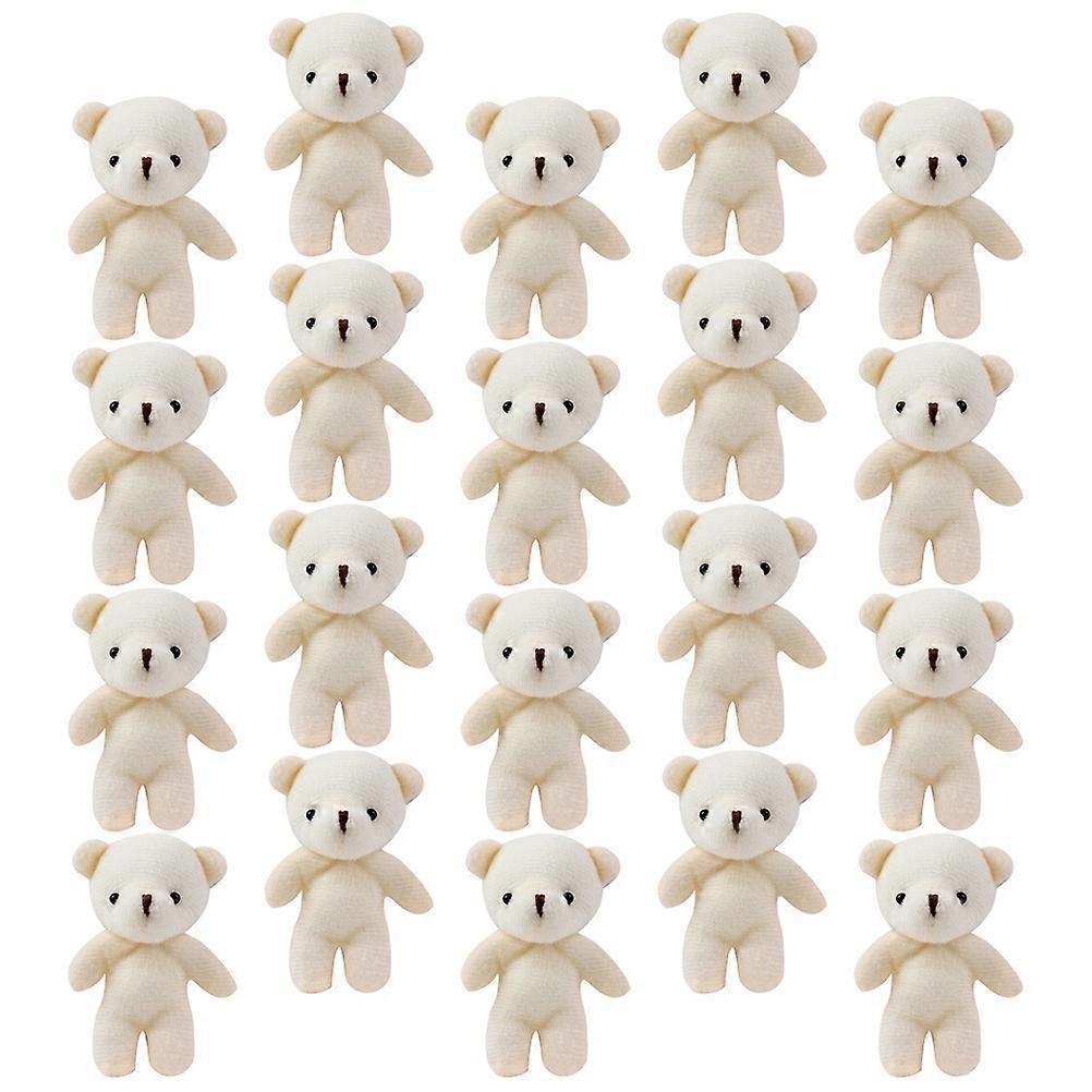 Multi-Function Decorative Bear Figurines 100Pcs Perfect For DIY Decor Key Chain Backpack Handbag Portable Style