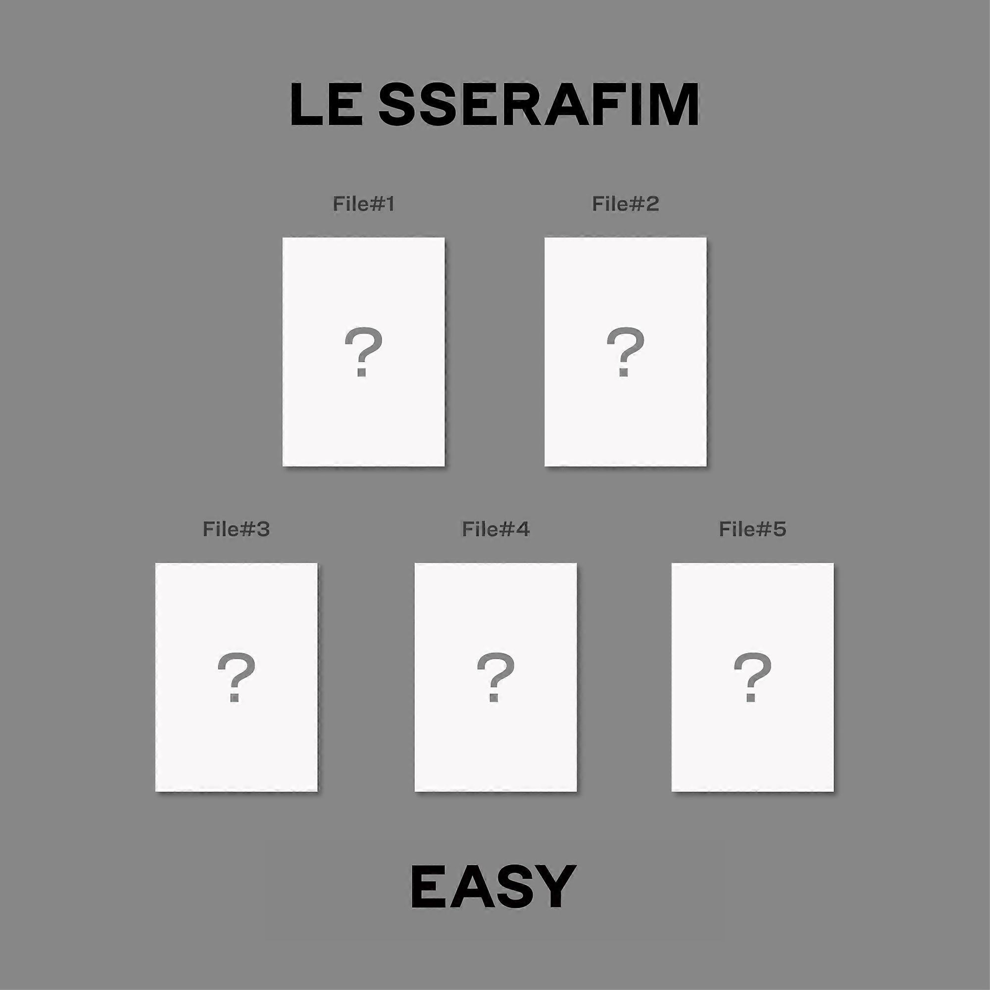 LE SSERAFIM - EASY [CD]