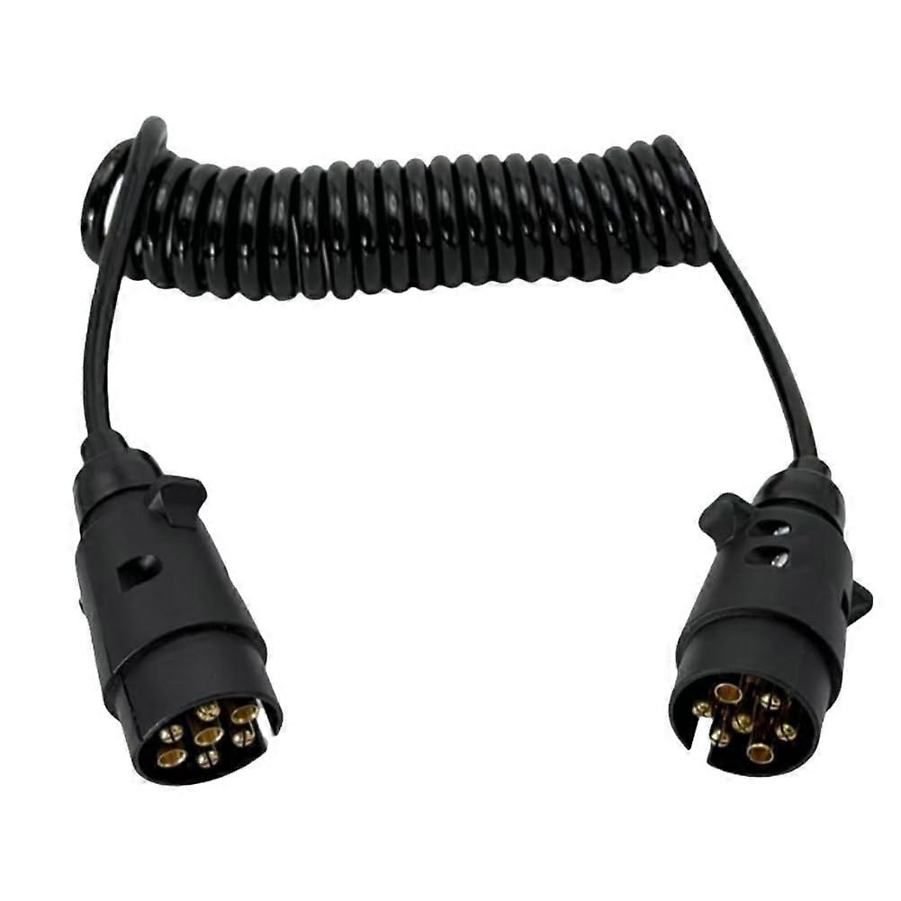 Spring Towing Wire 12V Trailer Wire 2M 7Core For European Commercial Vehicle Car Trailer Wire