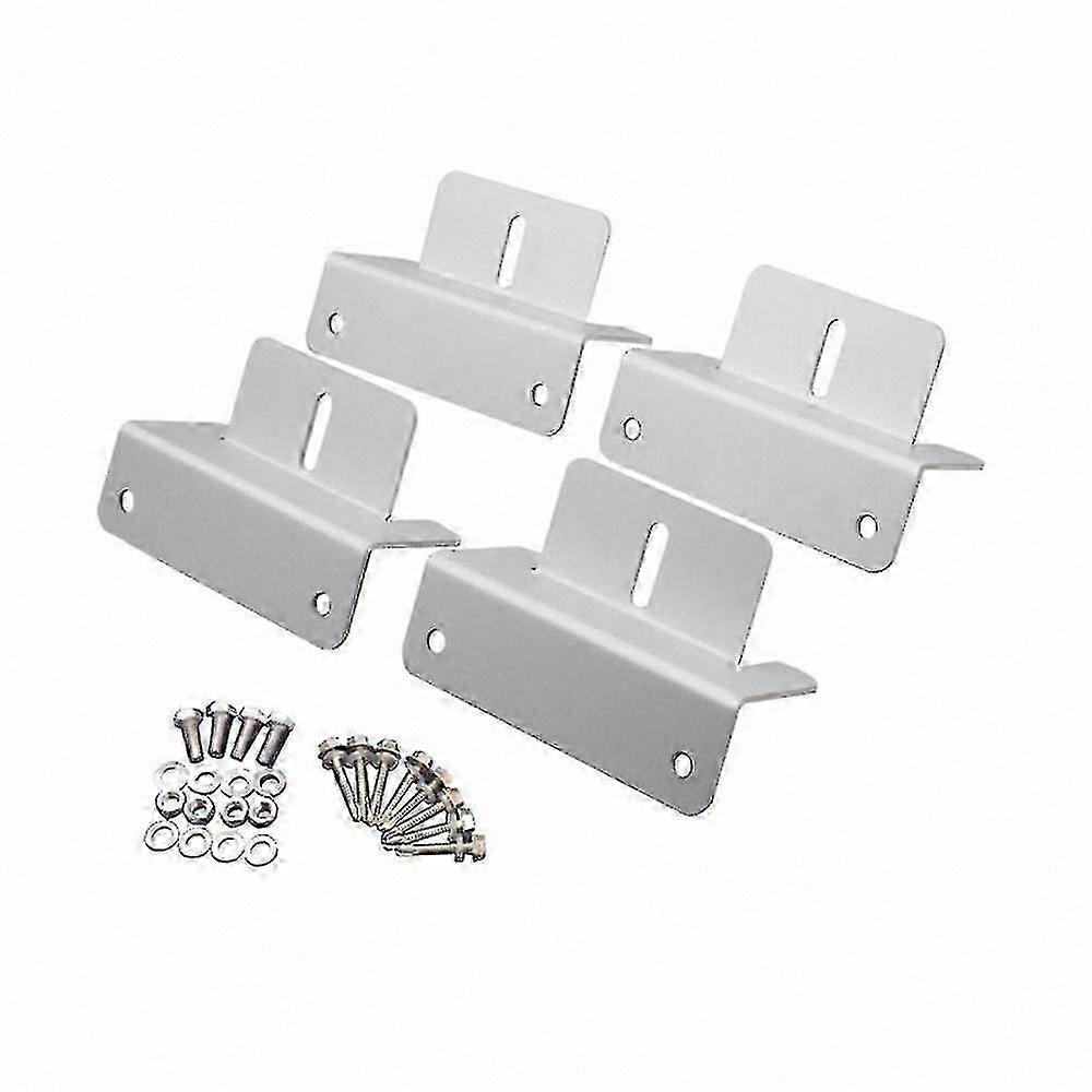 RV and Boat Solar Panel Mounting Kit - Z Bracket Rack for Wall or Roof Installation Support System