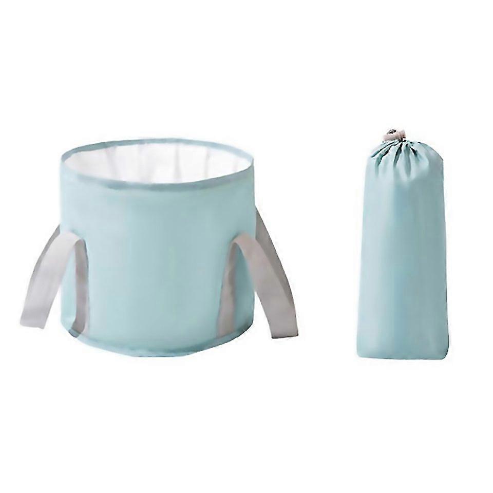 For Travel Portable Folding Multifunctional Outdoor Basin Bag Color Small Blue