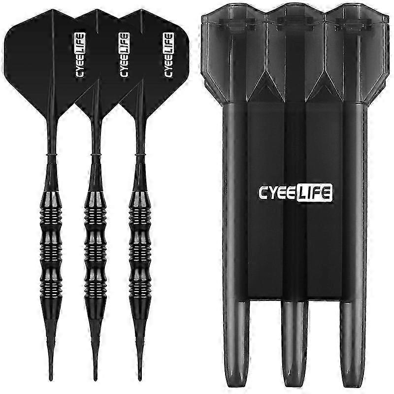 CyeeLife 20g Soft tipped Darts Professional Indoor plastic tip Darts Set For Electronic Dartboard Games Plastic storage boxDart Backboards 26s