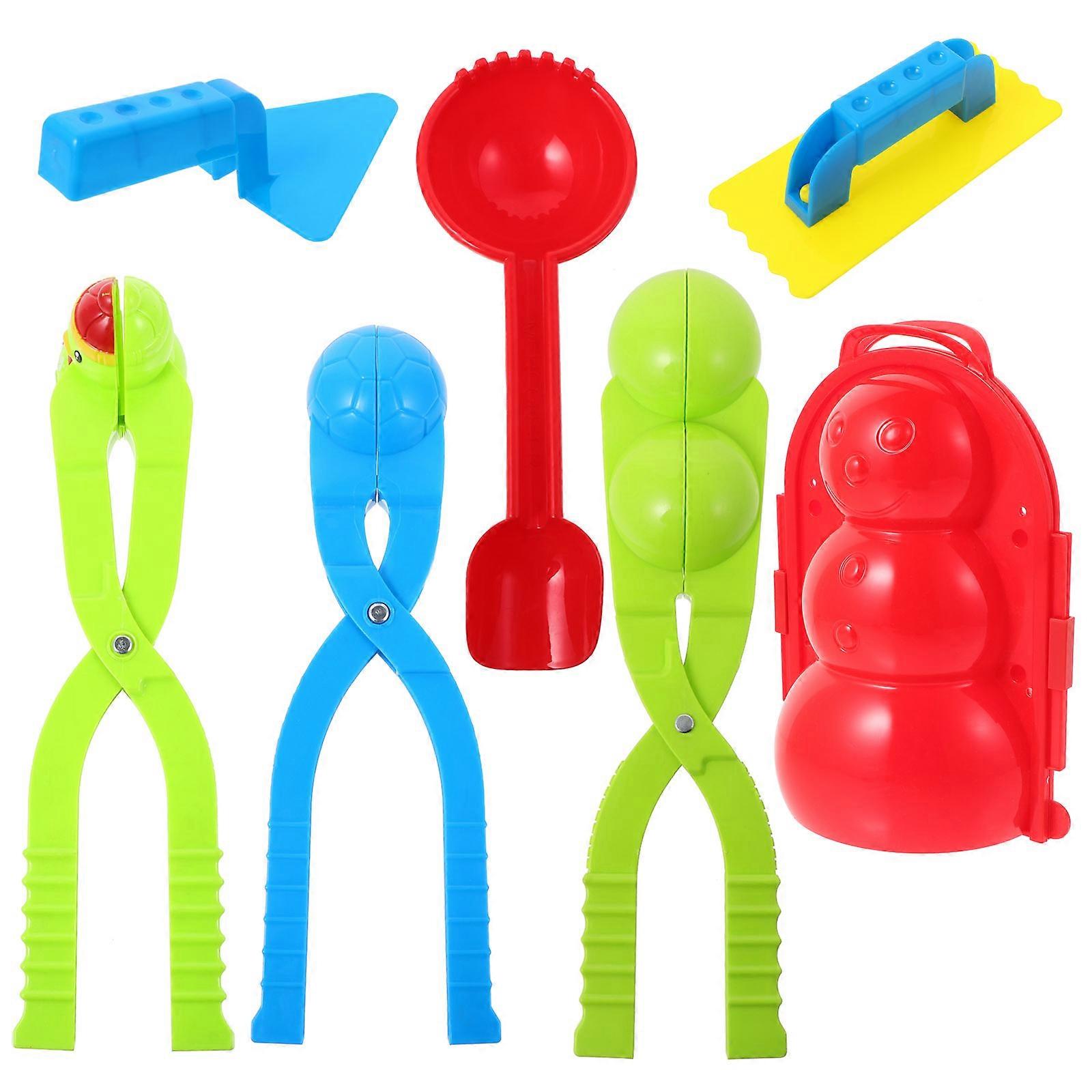 Assorted Color Winter Snow Tools for Kids Playing 7Pcs Maker