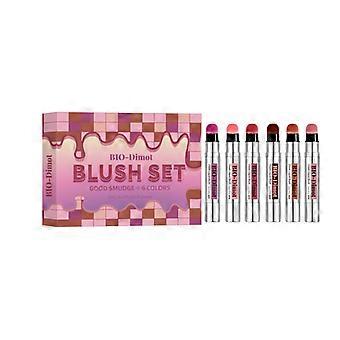 Six-piece set BIO-liquid blush multiple colors optional natural blending color long-lasting enhance color 5g