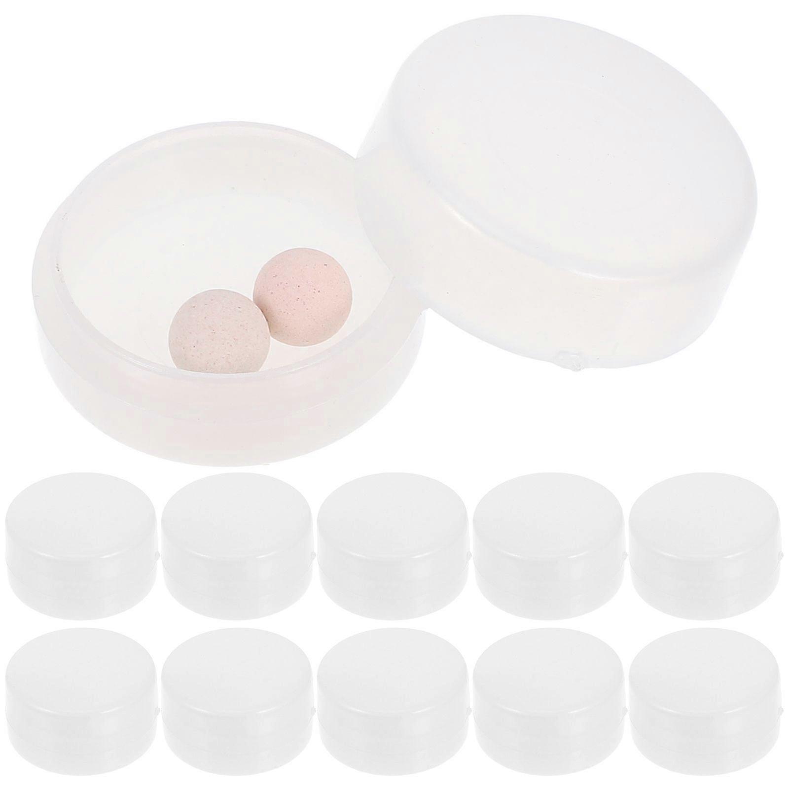 30pcs Rattles Noise Maker Insert Toy Rattles Box Repair Pet Toy Noise Maker Insert Squeaker Replacement Rattles Insert Crafts Accessories 2cm