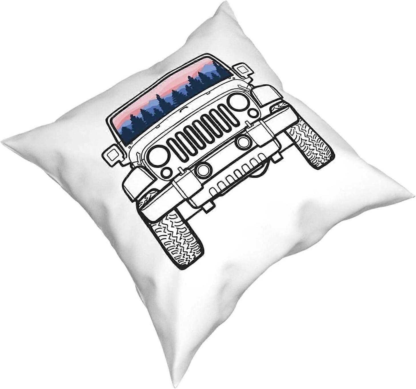 y238サンセットピンタペストリー枕カバーファッションスクエア枕カバークッションカバー装飾スロー枕カバー45×45センチメートル-ブラック7-18 "x18" -TB1738 io238