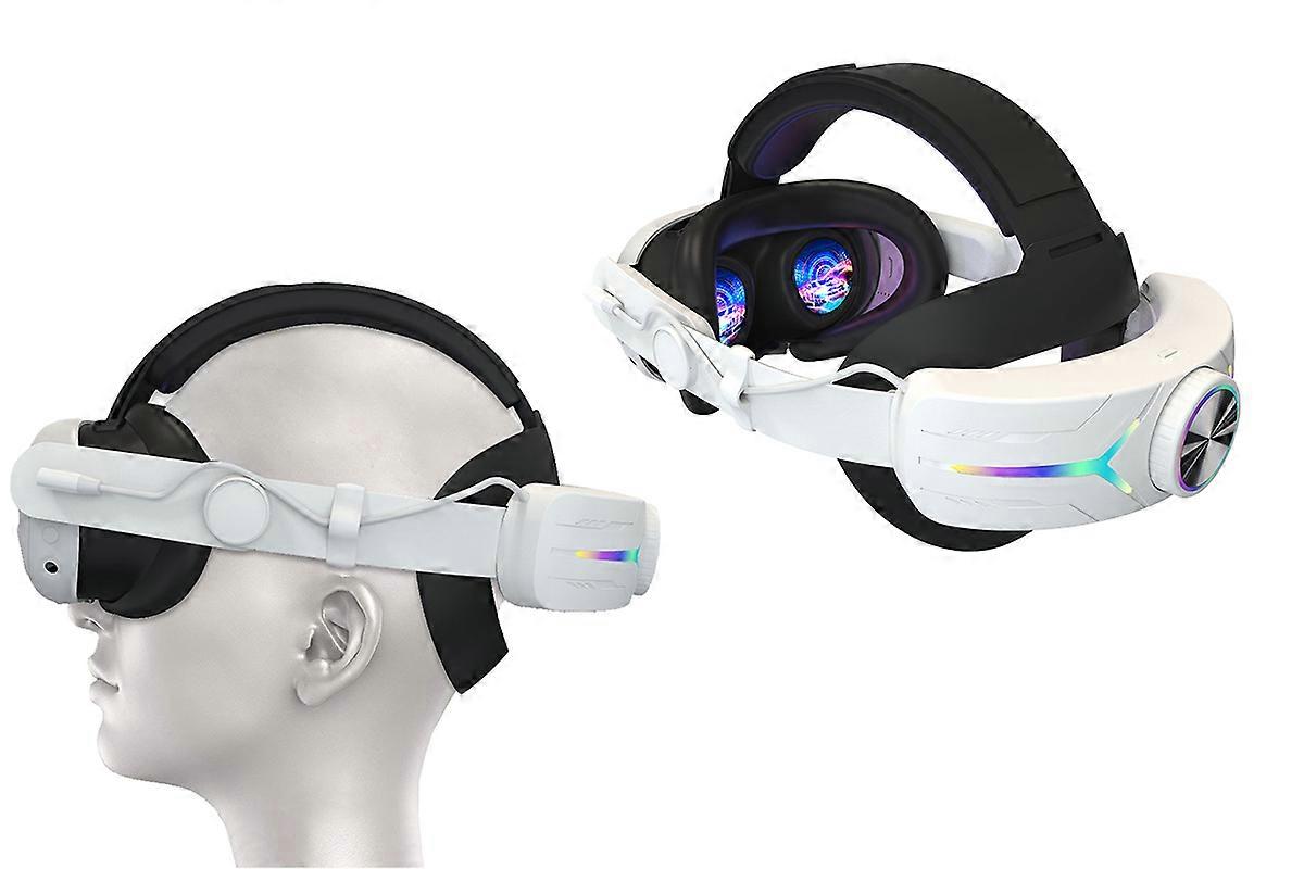 Head Strap for Meta Quest 3 VR Headset with 8000mAh Battery Pack