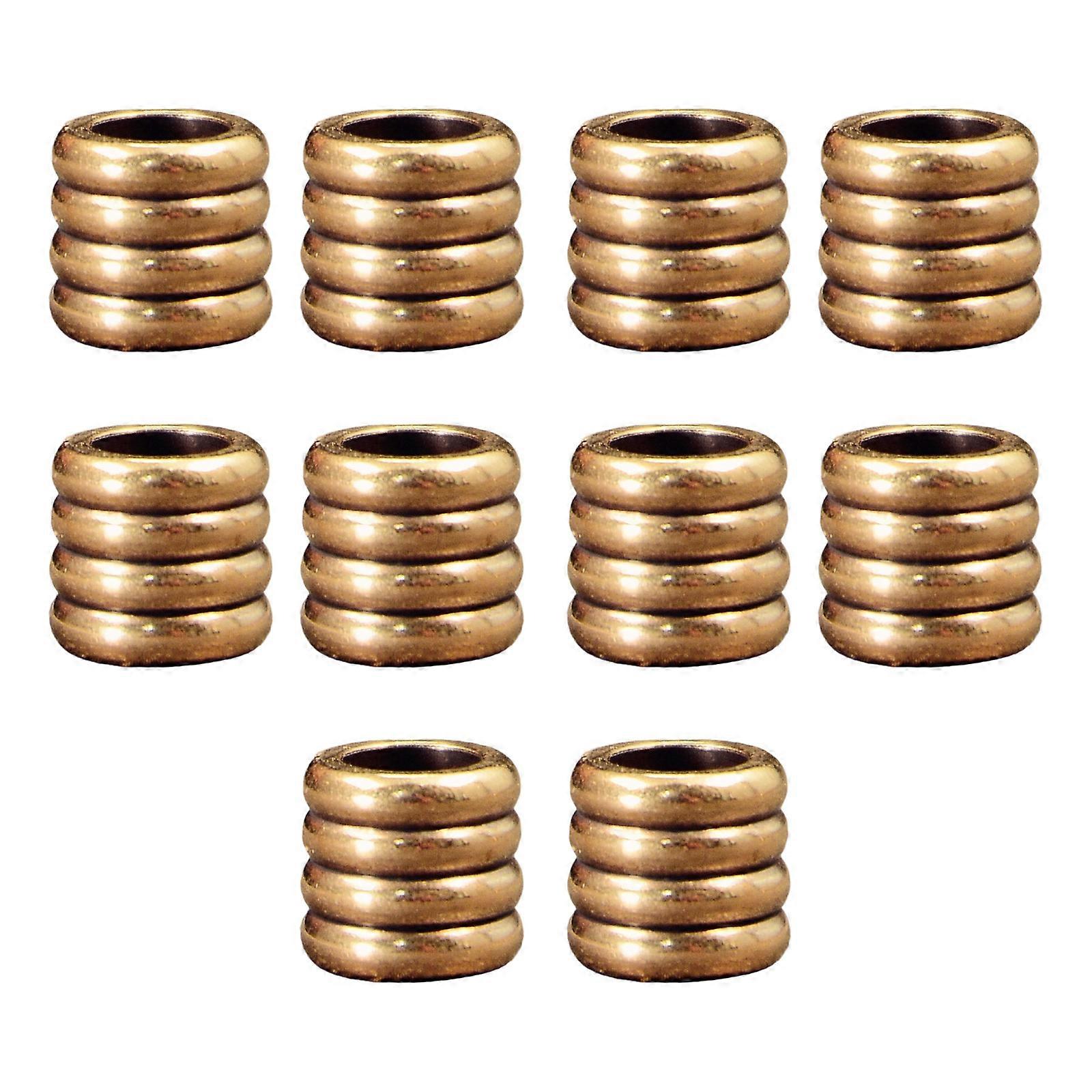 Quality Cylinder Bead Charm Copper Jewelry Findings Multiple Size Options Quick Clasp Design For Creative DIY Crafters Multicolor