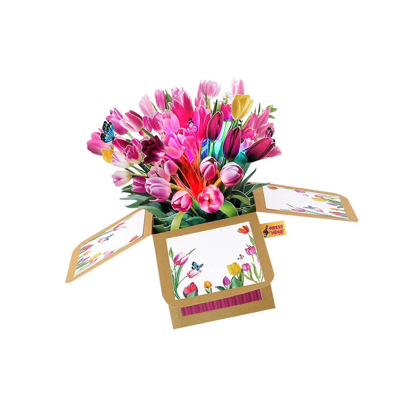 Lighted Memory Box Greeting Card Feature Melodic Tunes And Decorative Display Handcrafted Celebration Accessory Multicolor