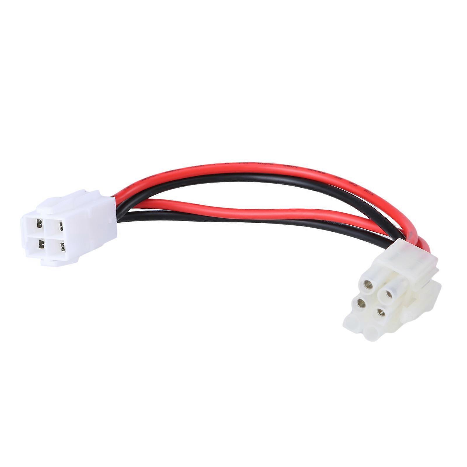 Easy To Use 4 Pin To 6 Pin Shortwave Radio Power Cord Adapter Cable For Outdoor Communication Amateur Radio Enthusiasts Multicolor