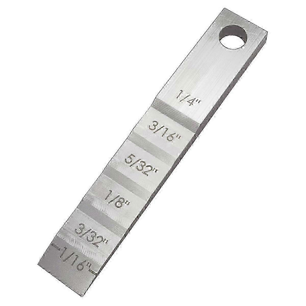 Pipefitter Tools 2130 Small Pipe Spacer Wedge Stepped Guage Step Feeler Gauge for Pipe Spacing Weldi
