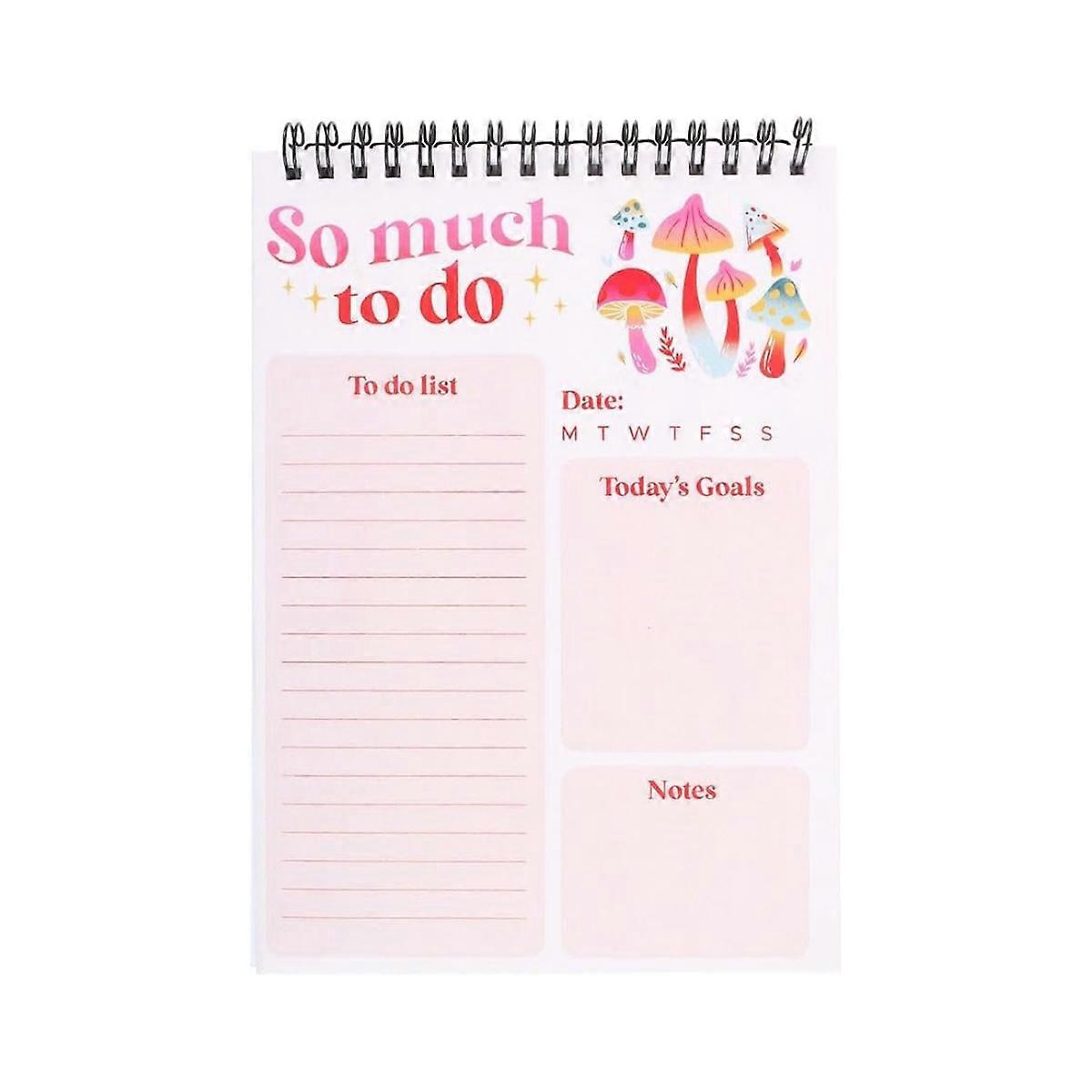 Something Different Toadstool Design So Much To Do Daily Planner