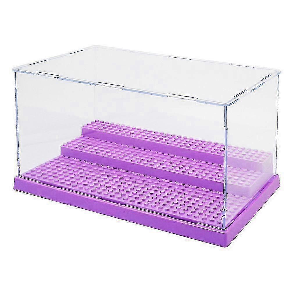 Block Display Box Small Pellet Dustproof Transparent Storage Box