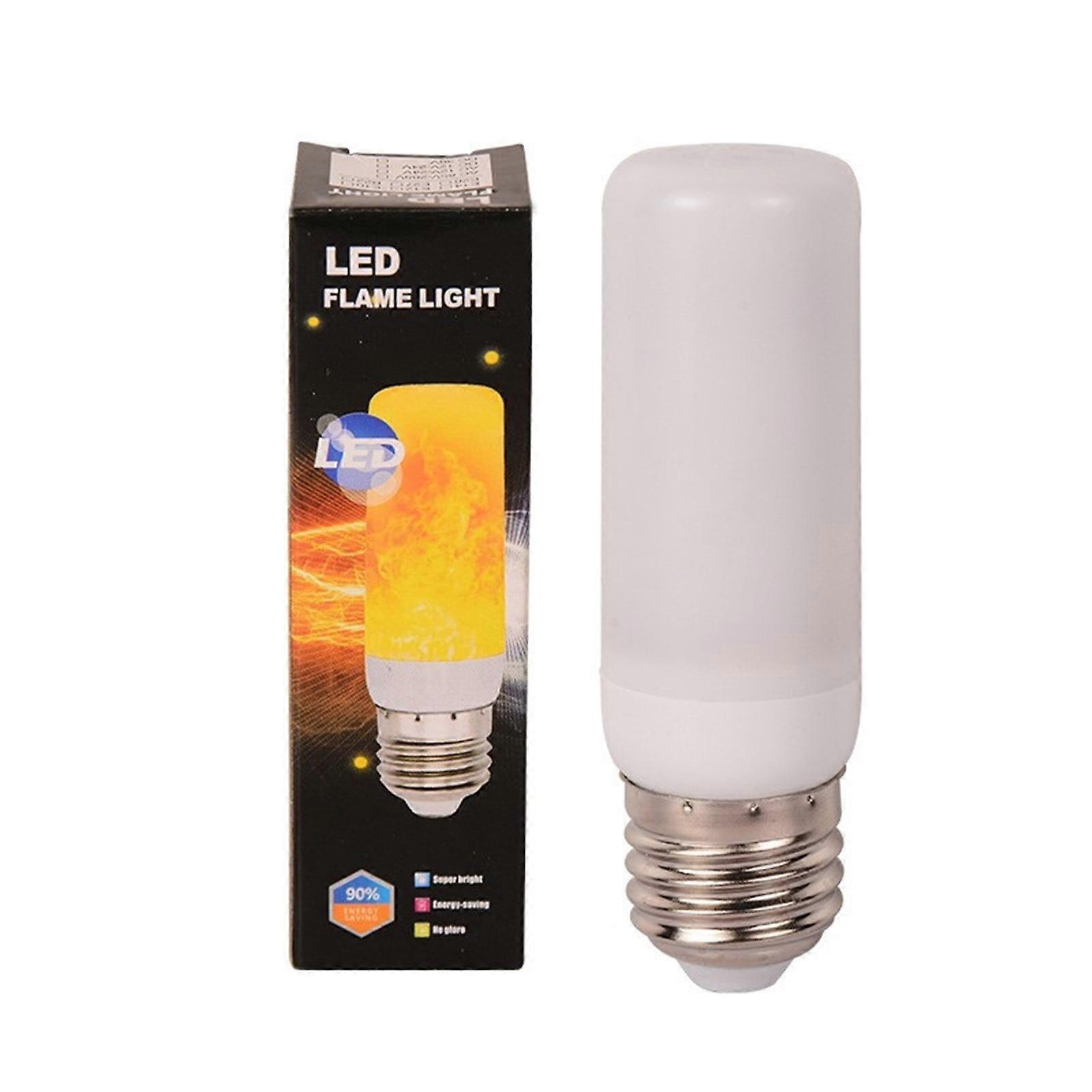 Winysin5pcs 4 Modes E27 LED Flame Effect Bulb Creative Flickering Simulation Decorative Ambient Light