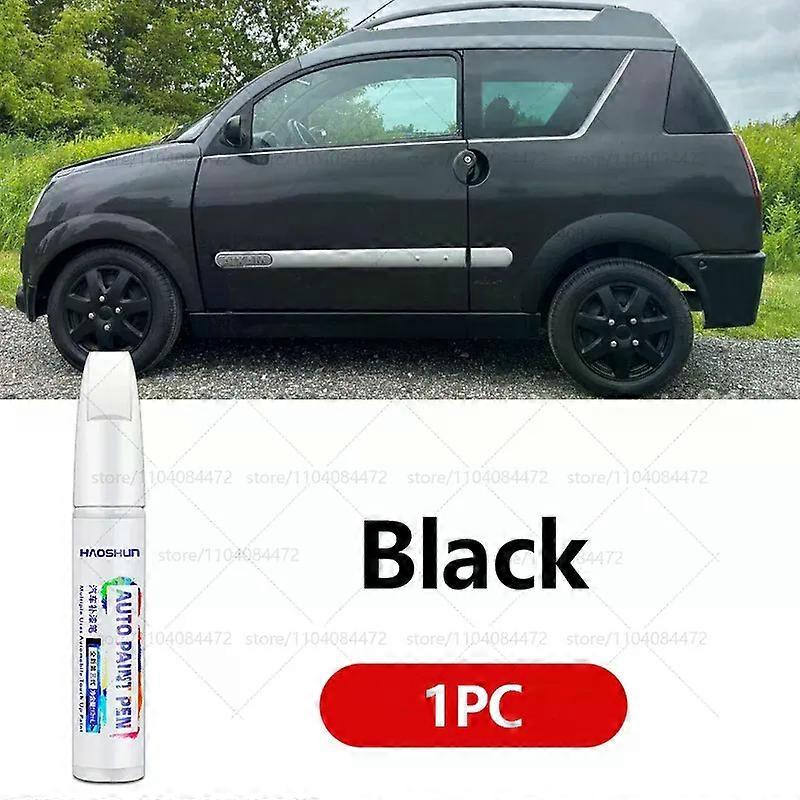 Lot de 2 stylos de retouche peinture AIXAM Crossline pour véhicules de 2005 à 2025, efface-rayures, accessoires auto, blanc nacré, gris argenté, noir et bleu.