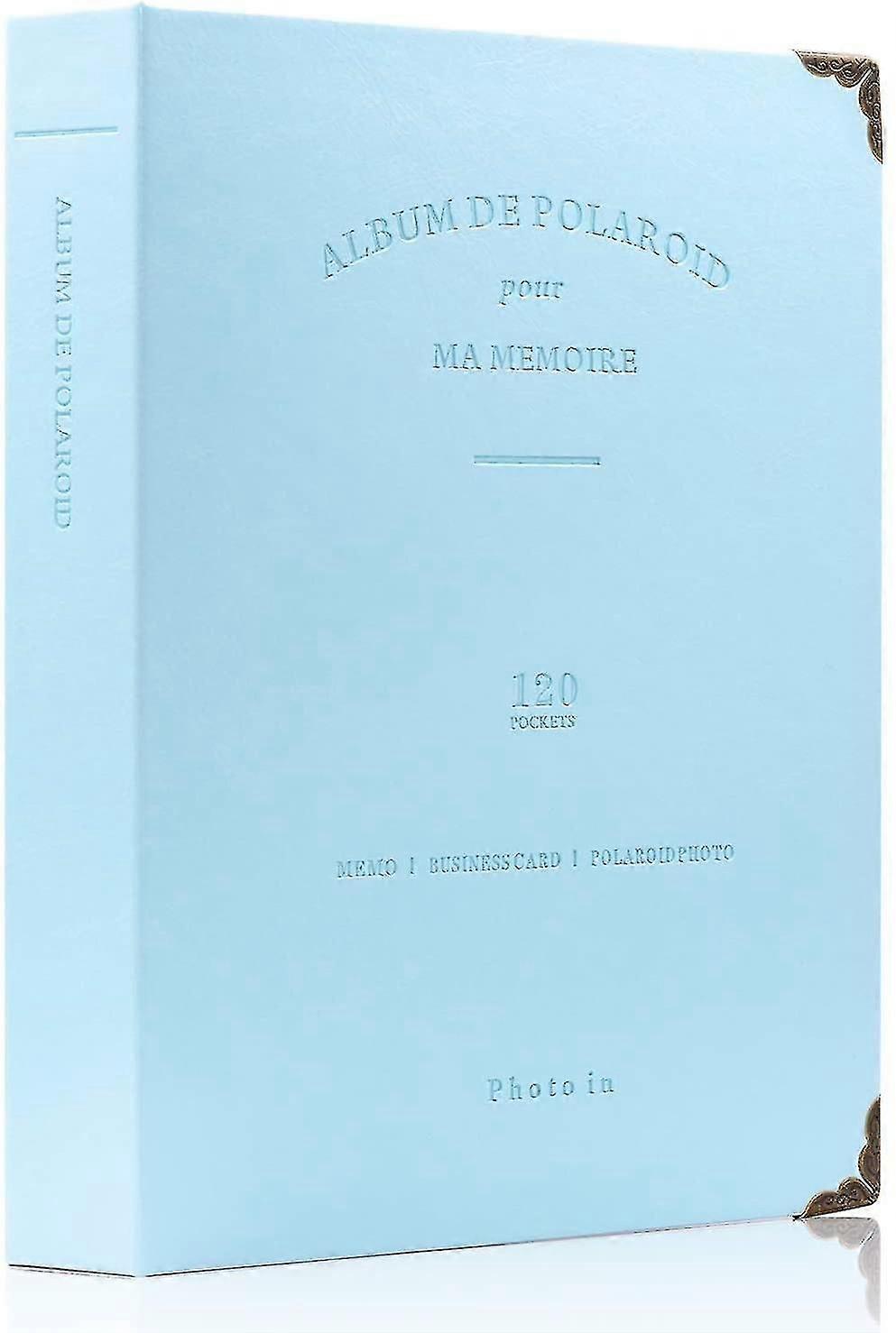 120 جيوب مصغرة ألبوم الصور -- يناسب لفوجي فيلم Instax ميني 9 ميني 8 ميني 90 ميني 25 ، بولارويد سناب بيك - 300