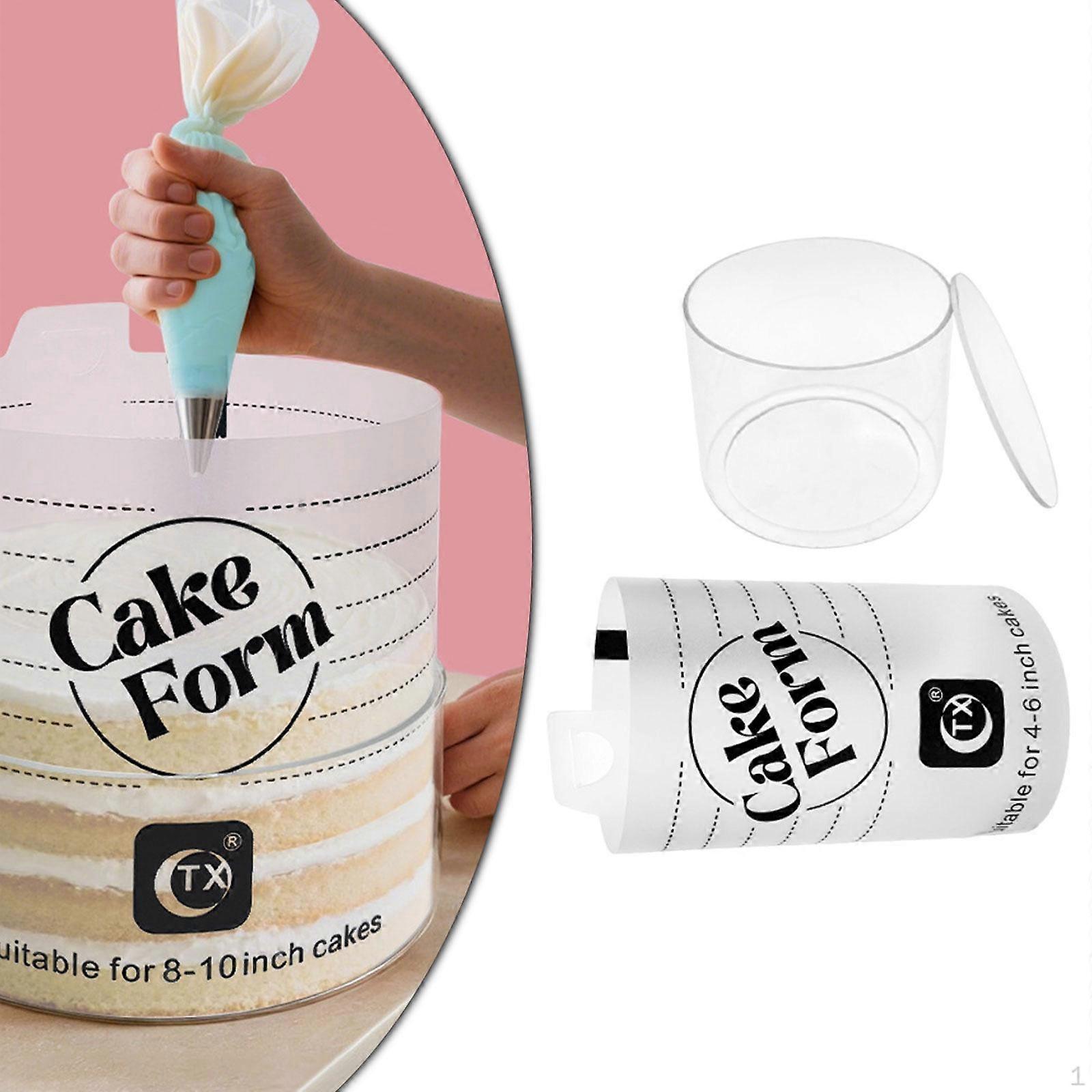 Acrylic Cake Form for Beginners and Pros Portable Accessories Baking Tool