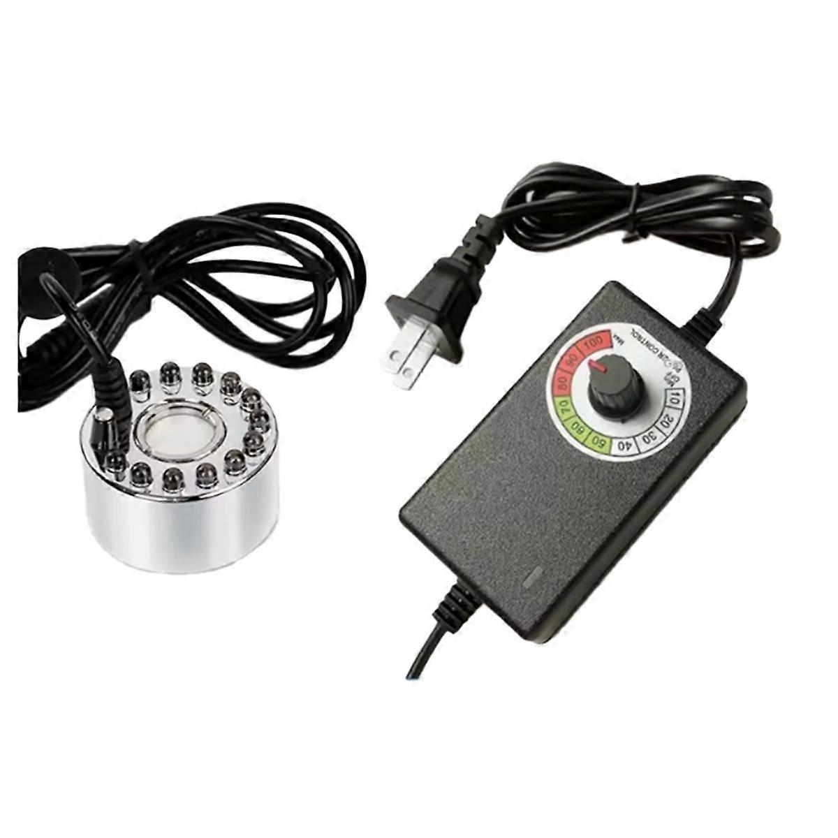 Humidifier with Adjustable Mist Output Ultrasonic Atomizer A US Plug