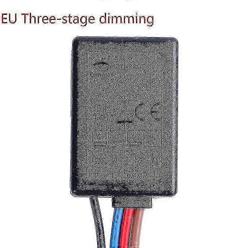 3-Way Built-In Finger Touch Dimmer Switch with On/Off Control, EU Certified