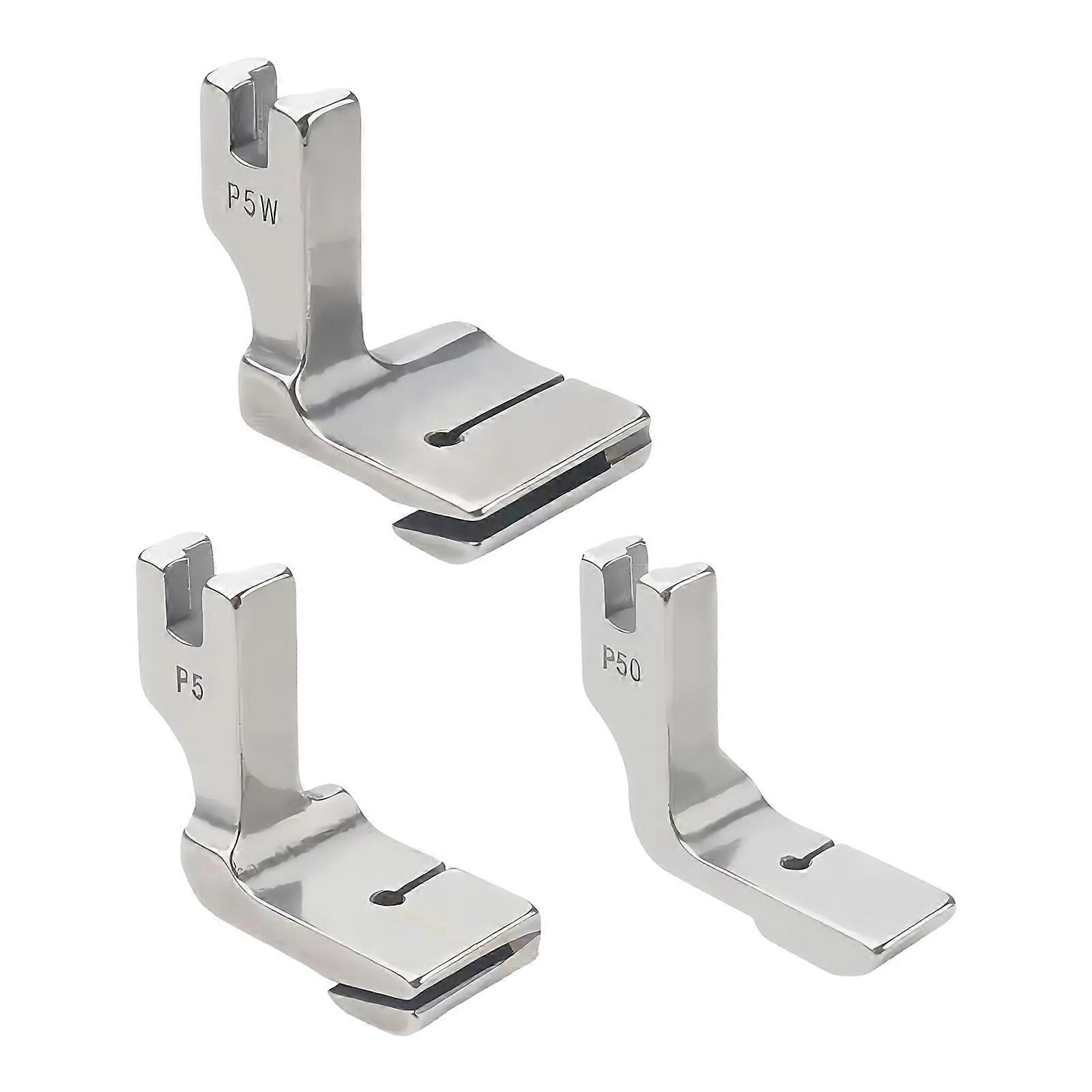 3 Divisions Sewing Machine Tucking Presser Foot Double Pleating Function Permanent Metal Soft handling Accuracy Stitching Multicolor