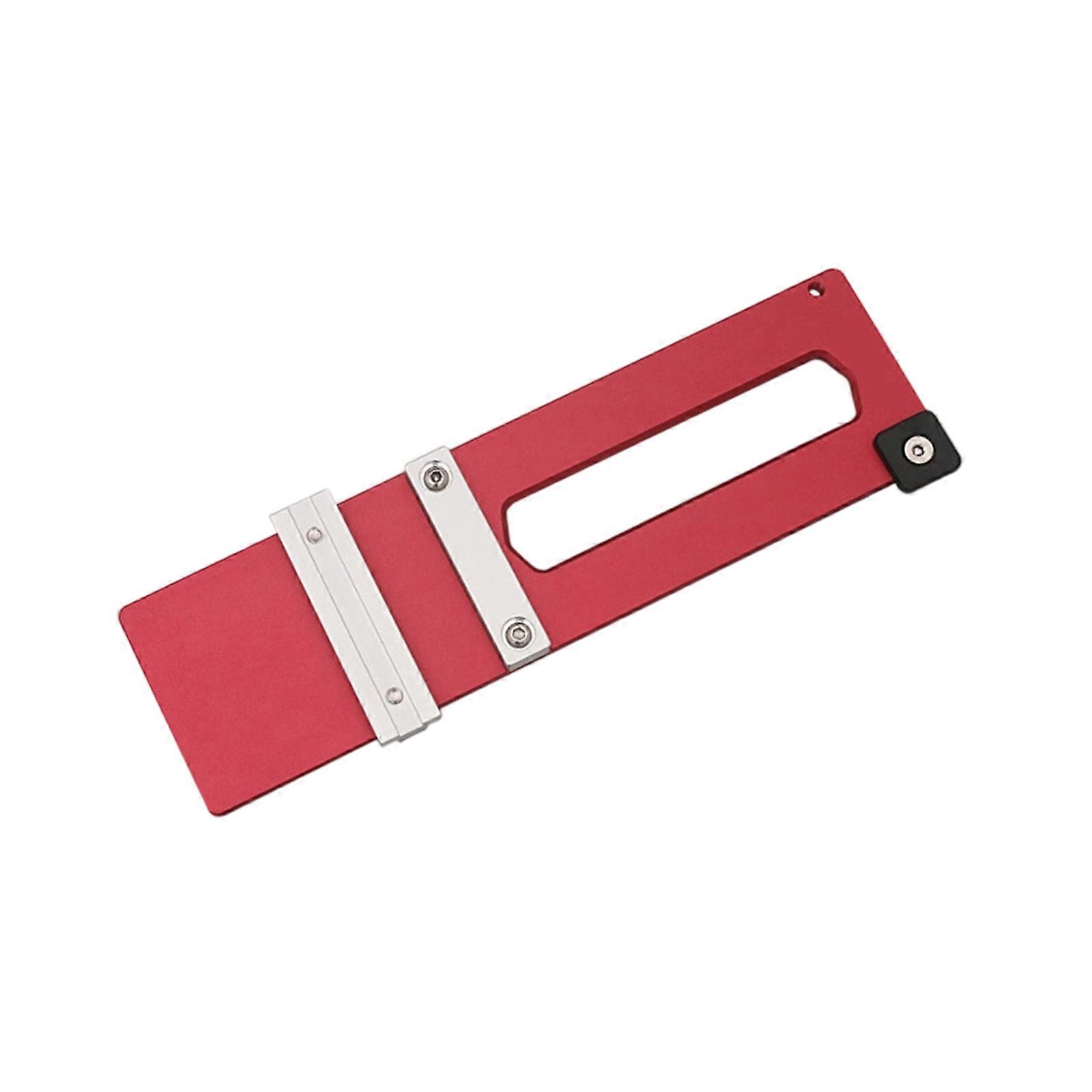 Accuracy Right Angle Cutting Attachment High Strength Aluminum For Woodworking Tool And DIY Projects  Red