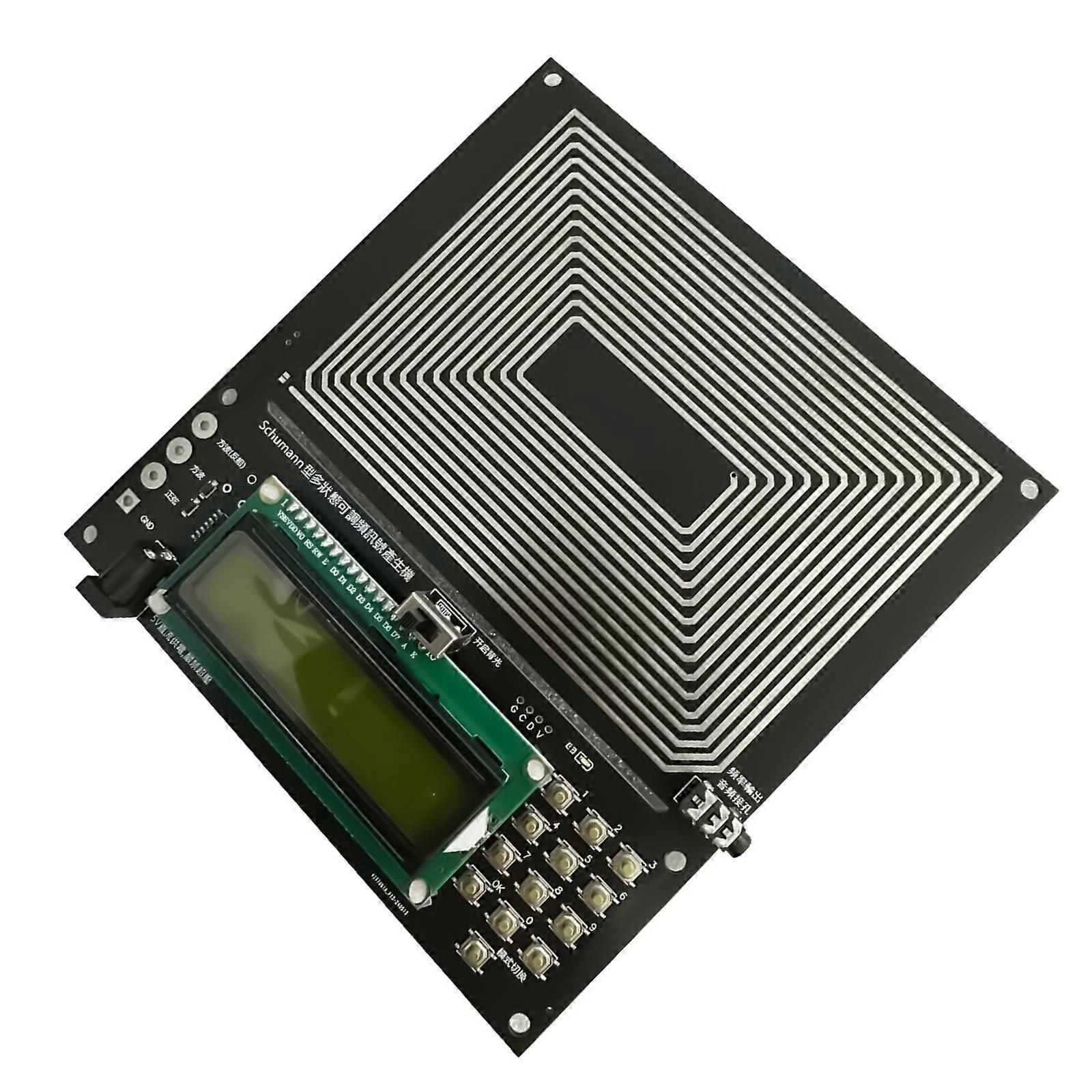 Adjustable Schumann Waves Signal Generator Board with Double Output Option for Sine and Square Waveforms Multicolor