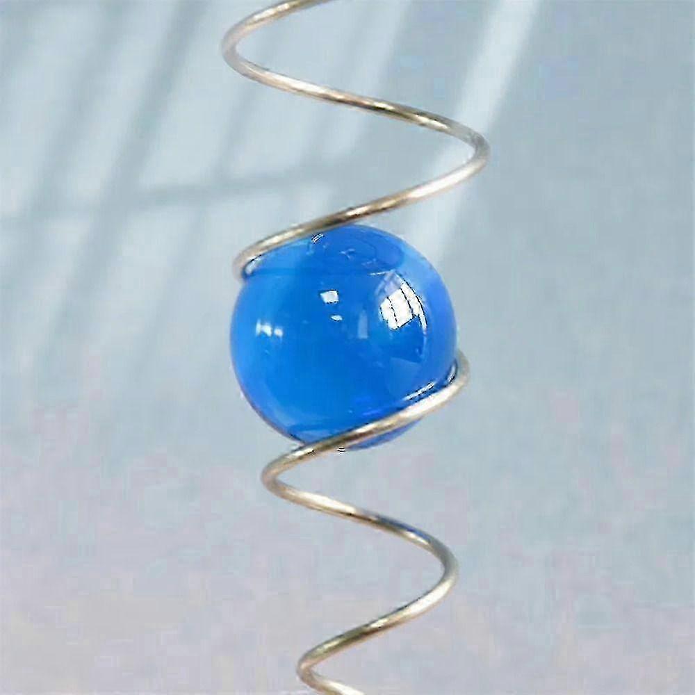 Cristal verre boule spirale queue vent spinner art ornements carillons éoliens spirale rotative queue cadeaux