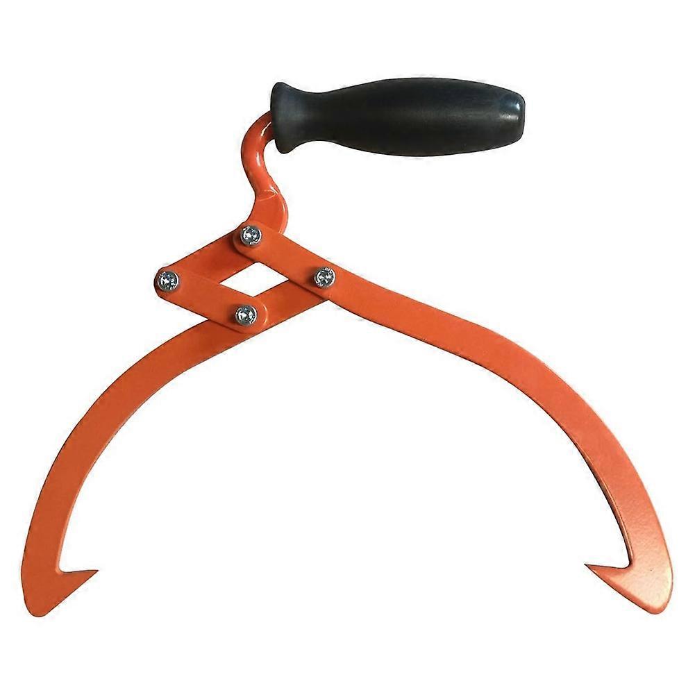 16 in Log Tongs Logging Skidding Tongs Non-Slip Grip for Log Lifting, Handling, Dragging & Carrying Tool