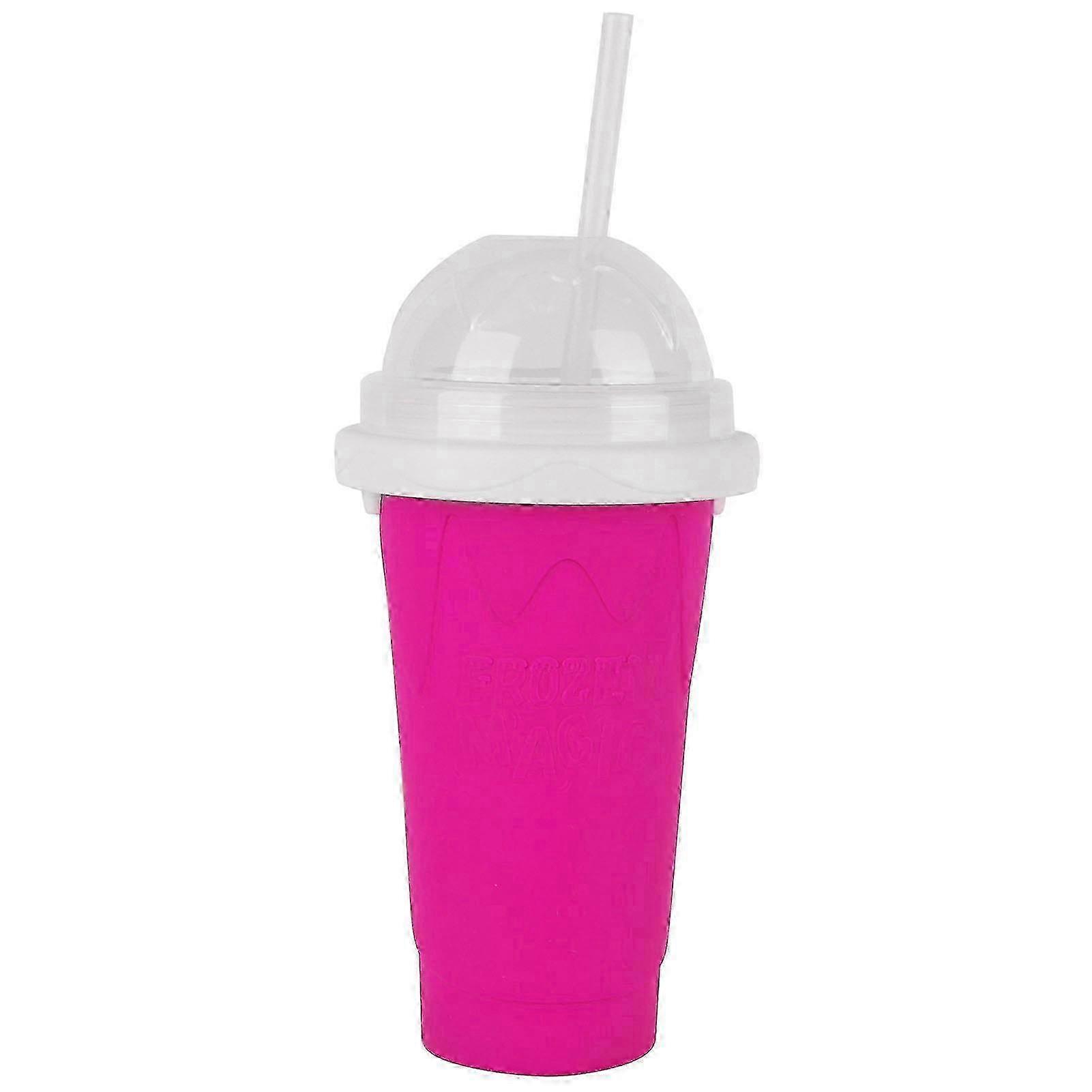 f Silicone Cup - 400ml Double Layer Squeeze Smoothie Cup