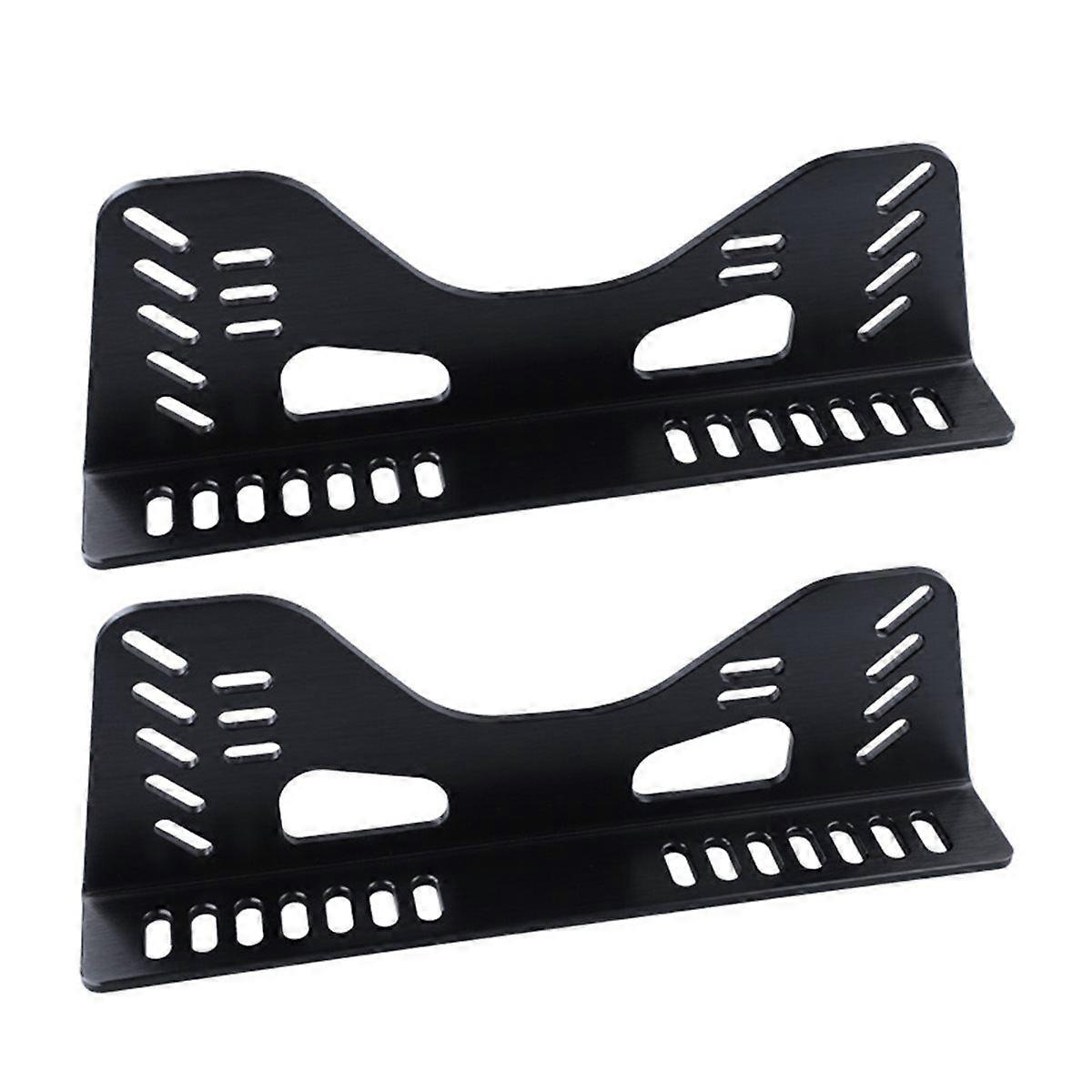 2pc Vehicle Bucket Seat Side Mounts Brackets Modification Universal Car Seat Mounts Brackets Alumini