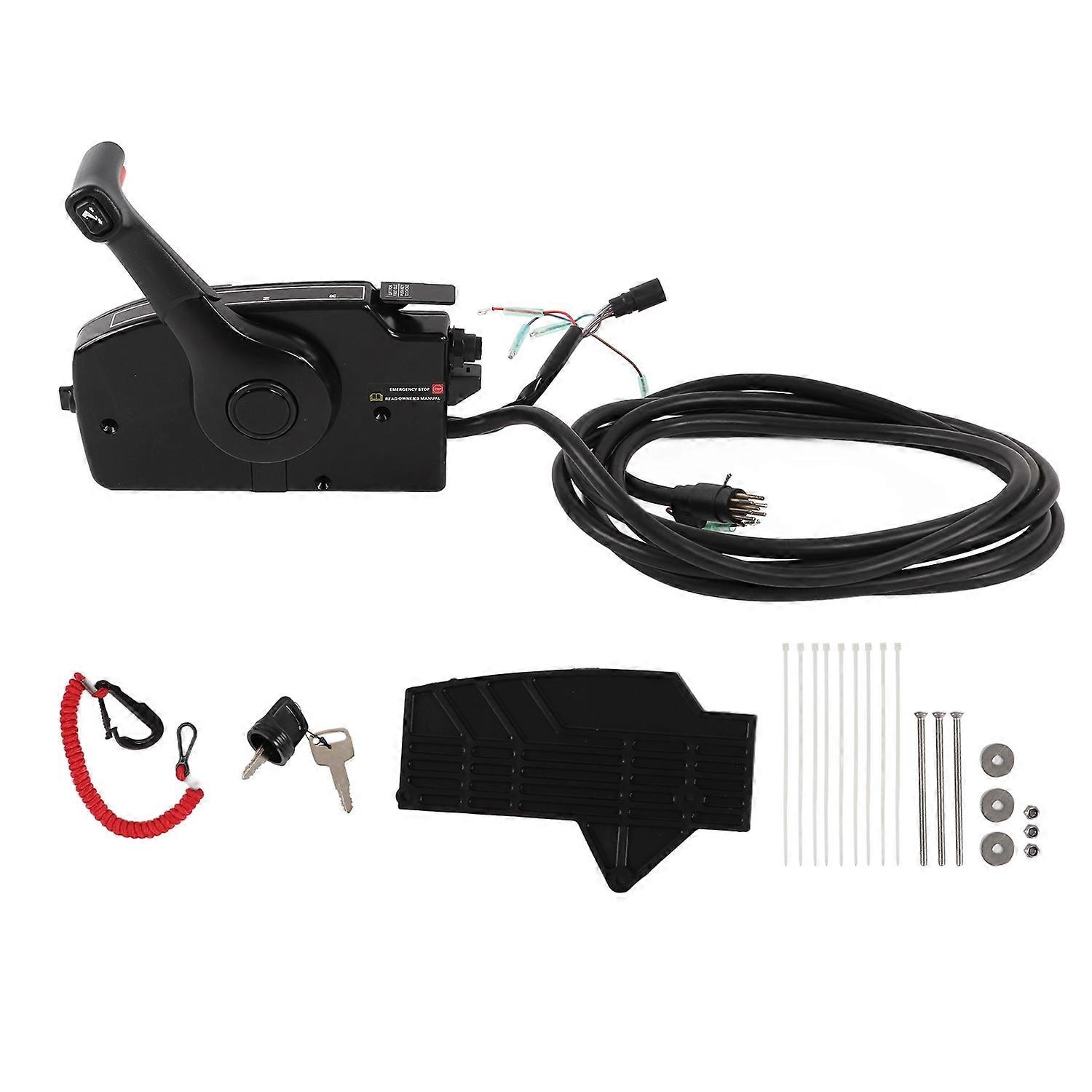 8Pin Outboard Engine Side Mount Remote Control Box 881170A15 Replacement for PT Boat Motor