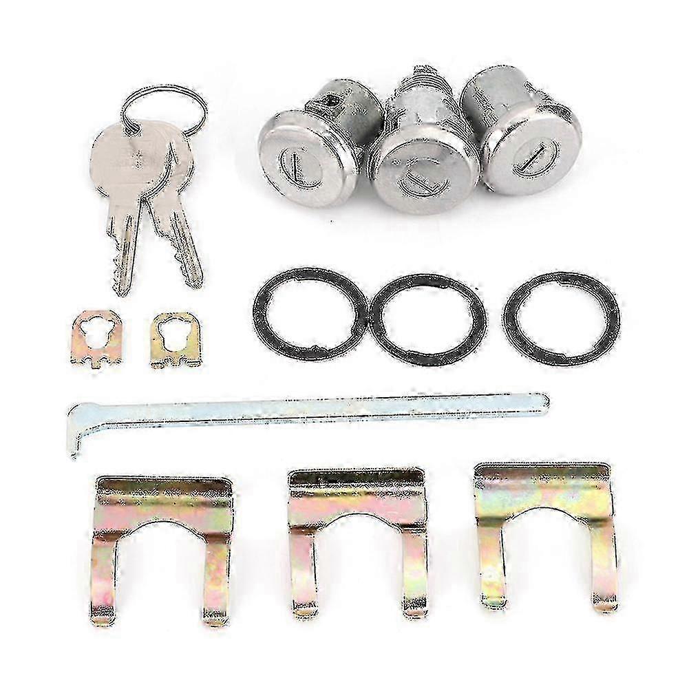 Cutlass Lock Set Door Trunk Key Kit 654394765282 Replacement Fits For Chevelle 25-26
