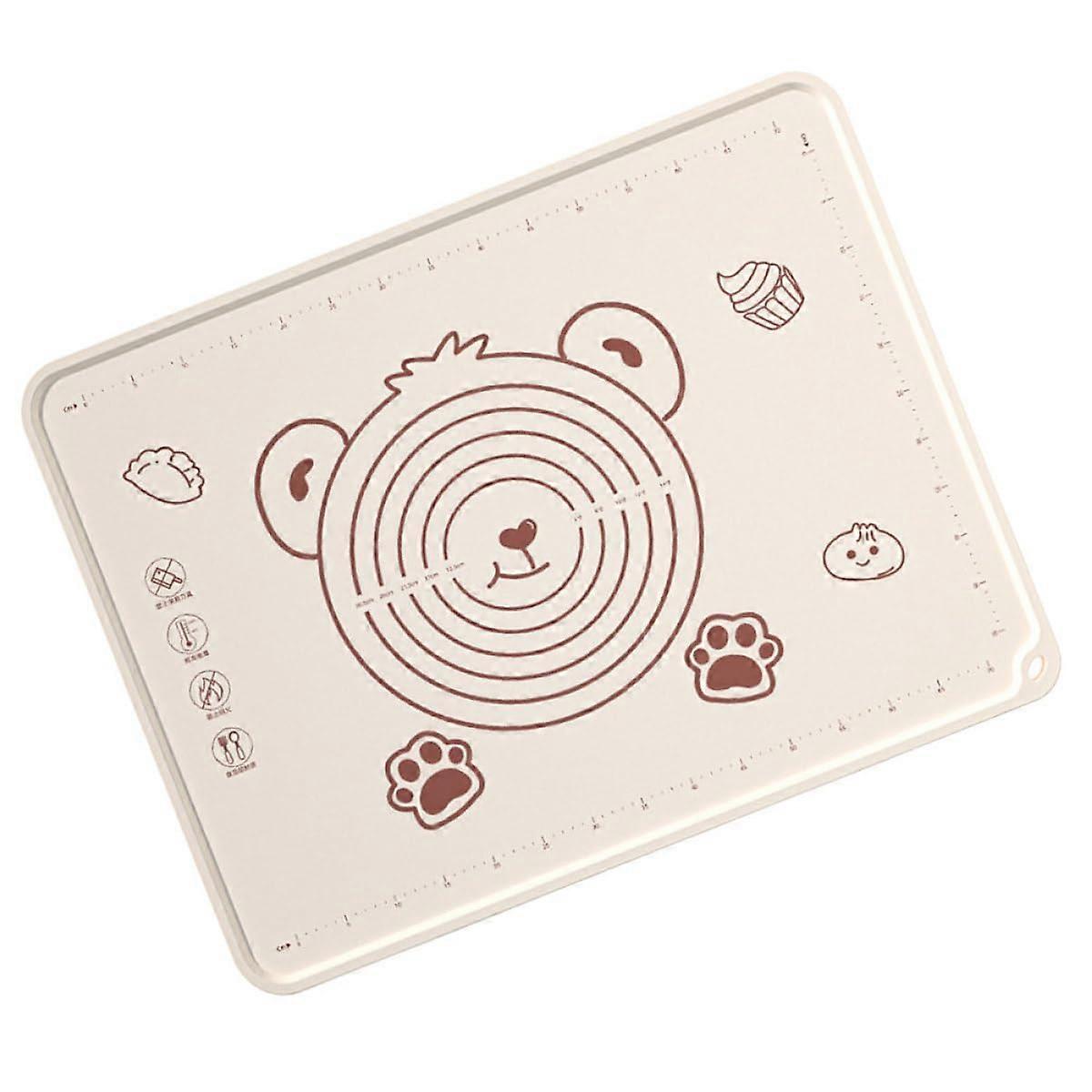 Silicone NonStick Dough Rolling Mat with Measurements for Pastry Bread Noodles Baking