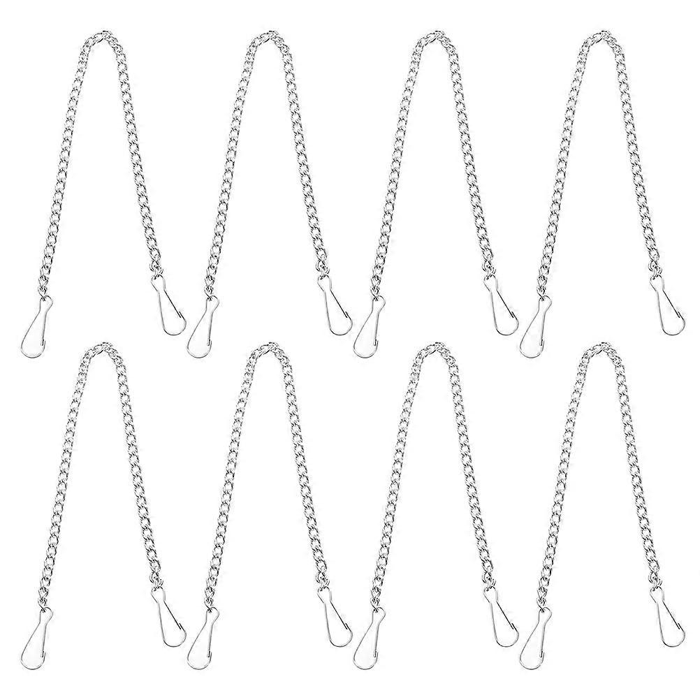 Metal Chain for Hanging Signs with 8Pcs Durable Silver Chains Included