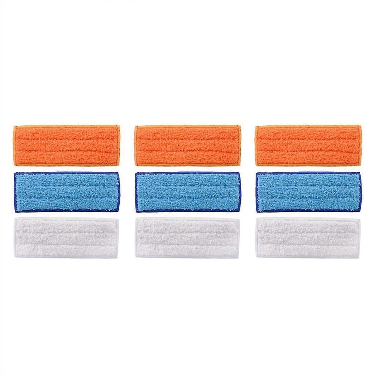 9Pcs Washable Mopping Pads Sweeping Pad Cloth Replacement Parts for Jet 240 241 Cleaner Robots Acces