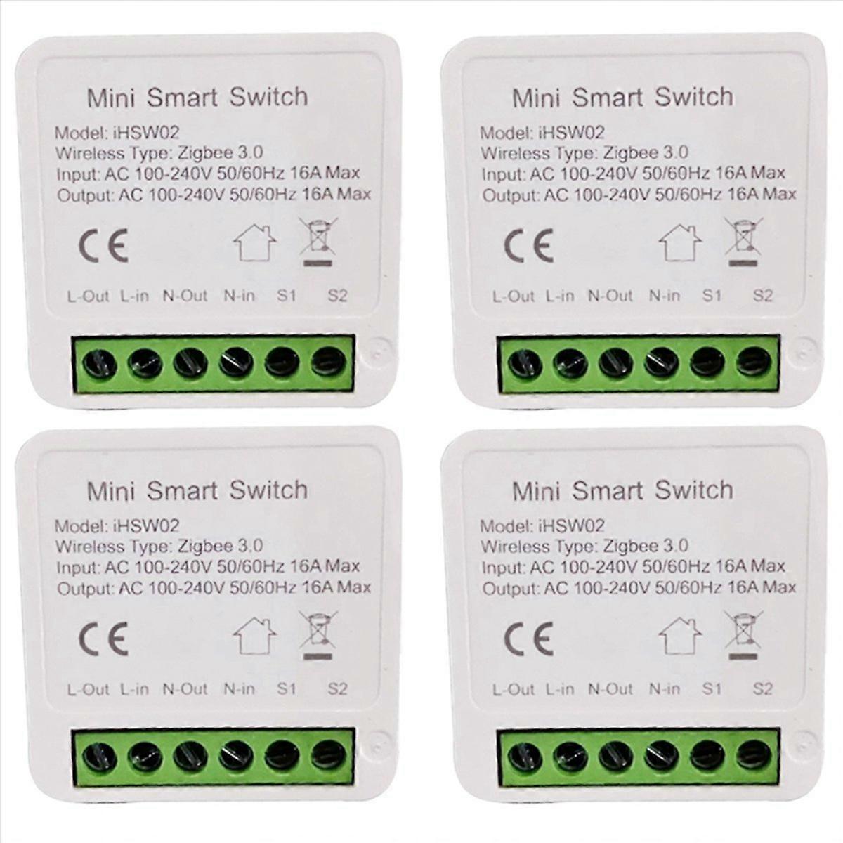 4X Smart Home Switch Tuya Smart Zigbee Wireless Switch Yandex Voice Control Automation Modules Home