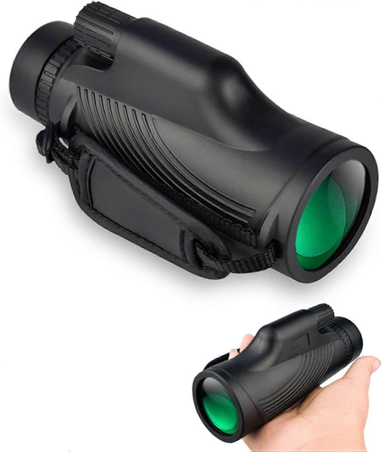 12x42 Handheld Monocular Telescope for Adults - High Magnification, FMC Coated Prism, Lightweight