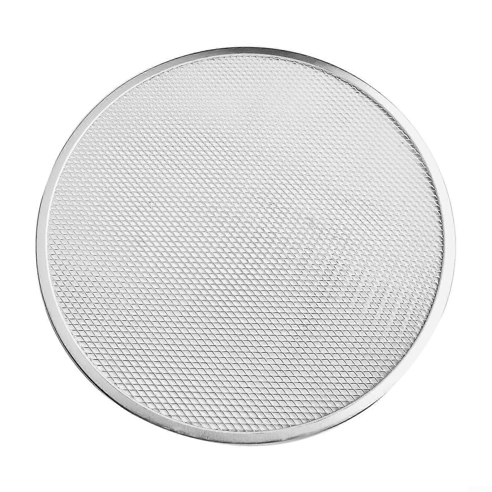 Pizza Baking Pan with Thickened Aluminum Mesh, NonStick Perforated Round Tray for Crispy Crust, Oven Safe, 16 Inch