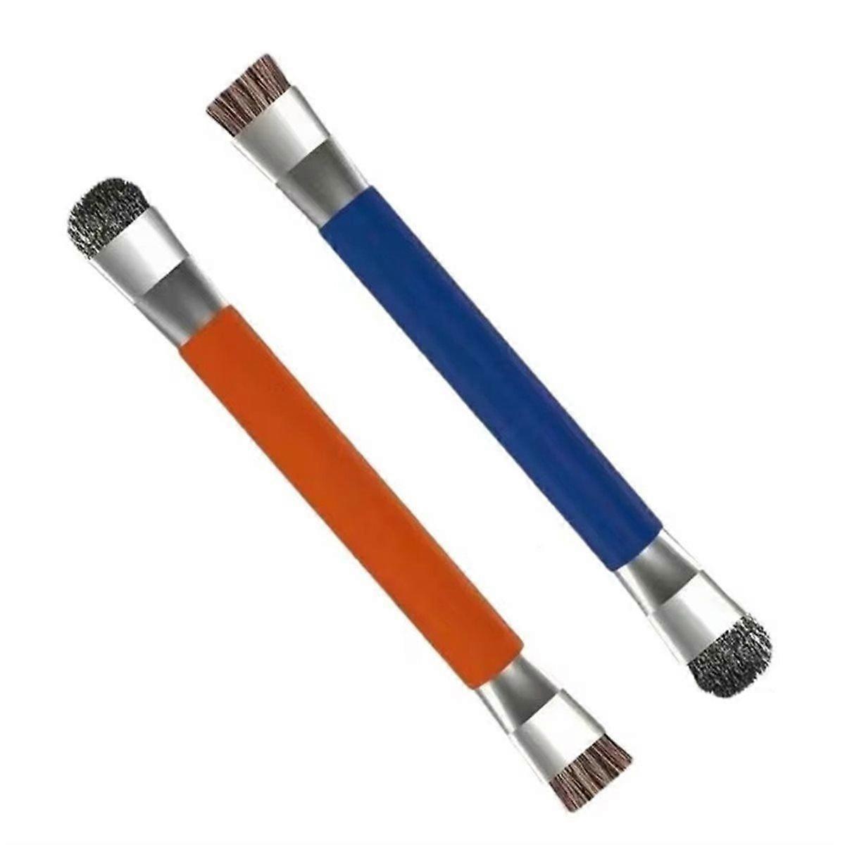 Double-Head Anti-Static PrecisionDuster Cleaning Brush Small Steel Wire Brush for Computer PC Lapto