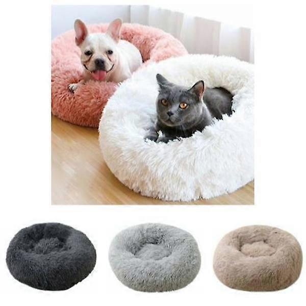 Soft Dog Bed / Cat Bed - Dog Bed/Cat Bed 50cm - Light Brown