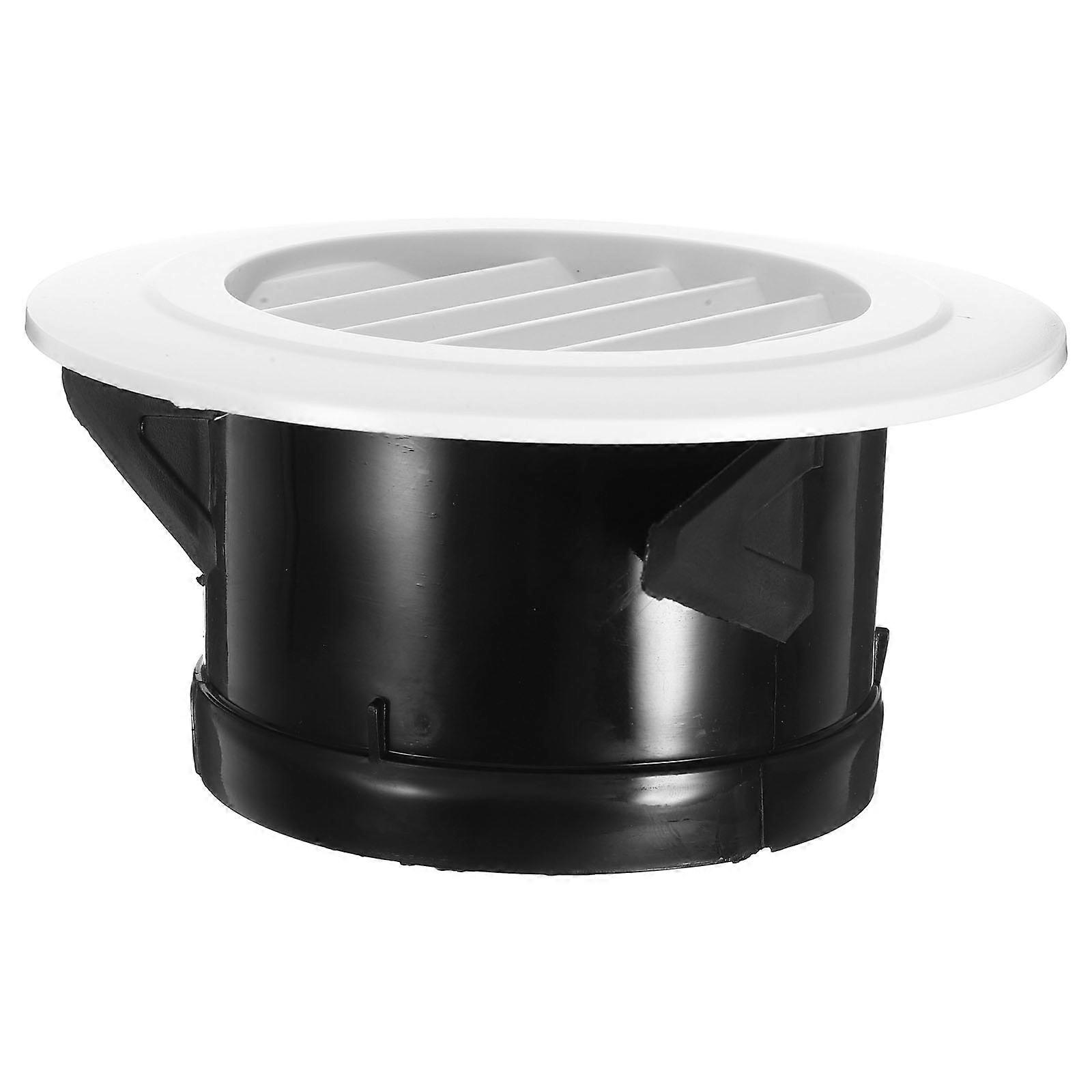 Round Vent Cover for Home Use Efficient Ventilation Solution with ABS Material White Color