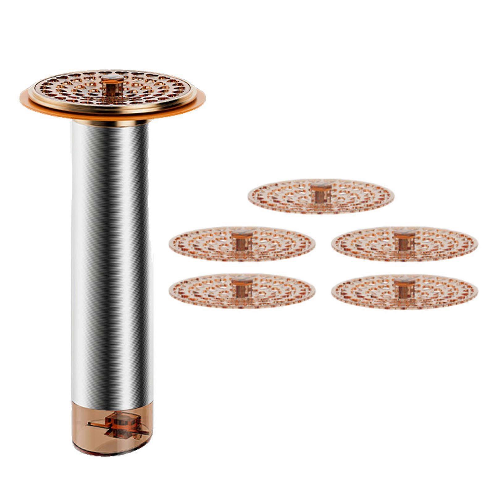 Floor Drain Core with Odor Blocking and Fast Drainage Shower Cover Set for Bathroom and Kitchen