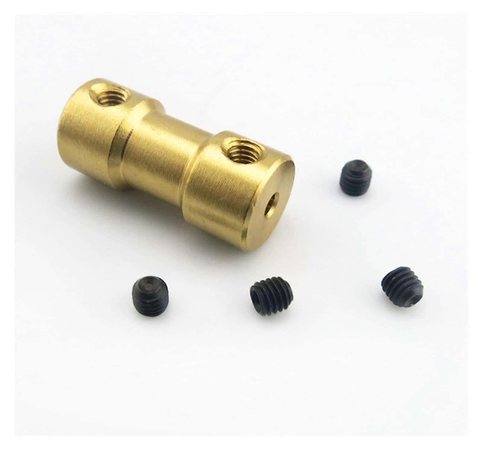 5pcs Brass Flexible Shaft Coupling 5mm to 6mm Secure Motor Connector for Transmission