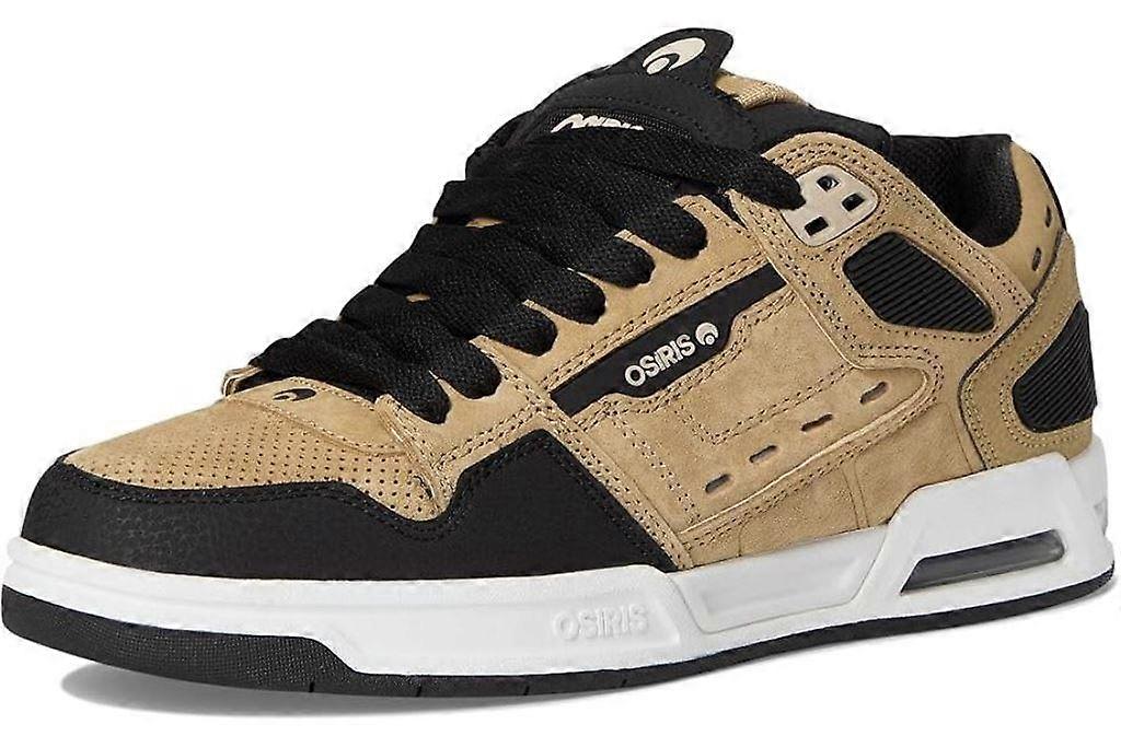 Osiris Peril Tan Black White Mens Skate Trainers
