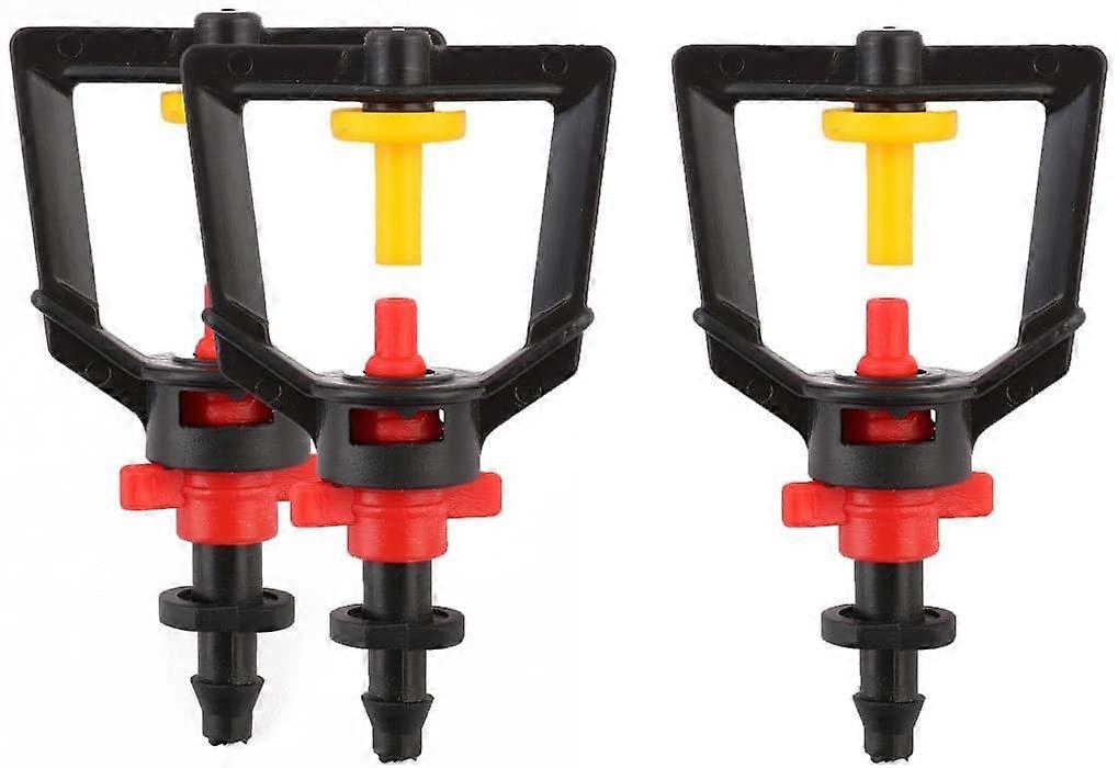Garden Irrigation Sprinkler with 6.5mm Thread Drip Nozzle, Wide Coverage Mist Sprayer, 3pcs