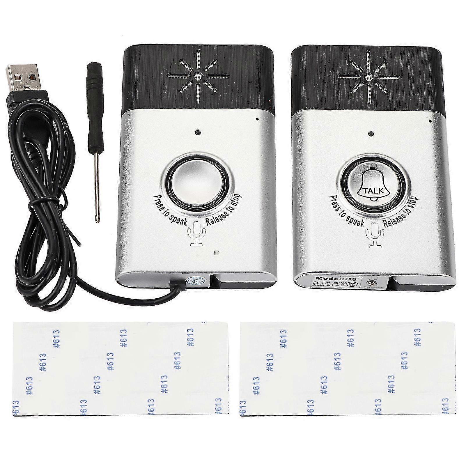Smart Wireless Voice 2-Way Intercom Doorbell Access Control System Home Security 25-26
