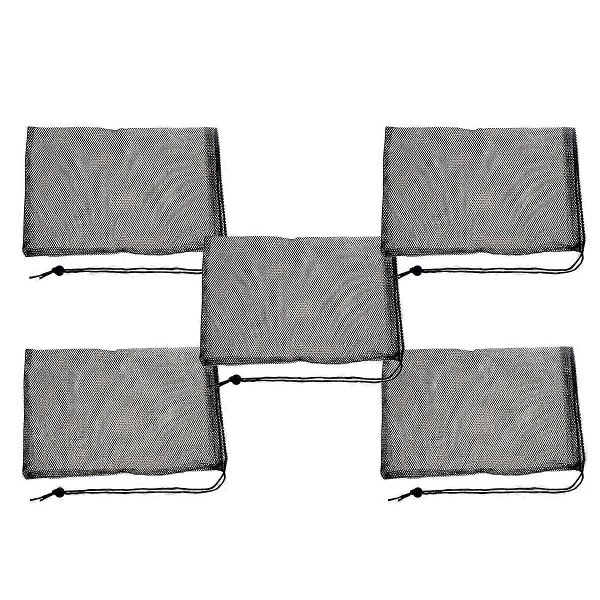 Fish Tank Filter Pouch Aquarium Drawstring Mesh Bag 30Pcs