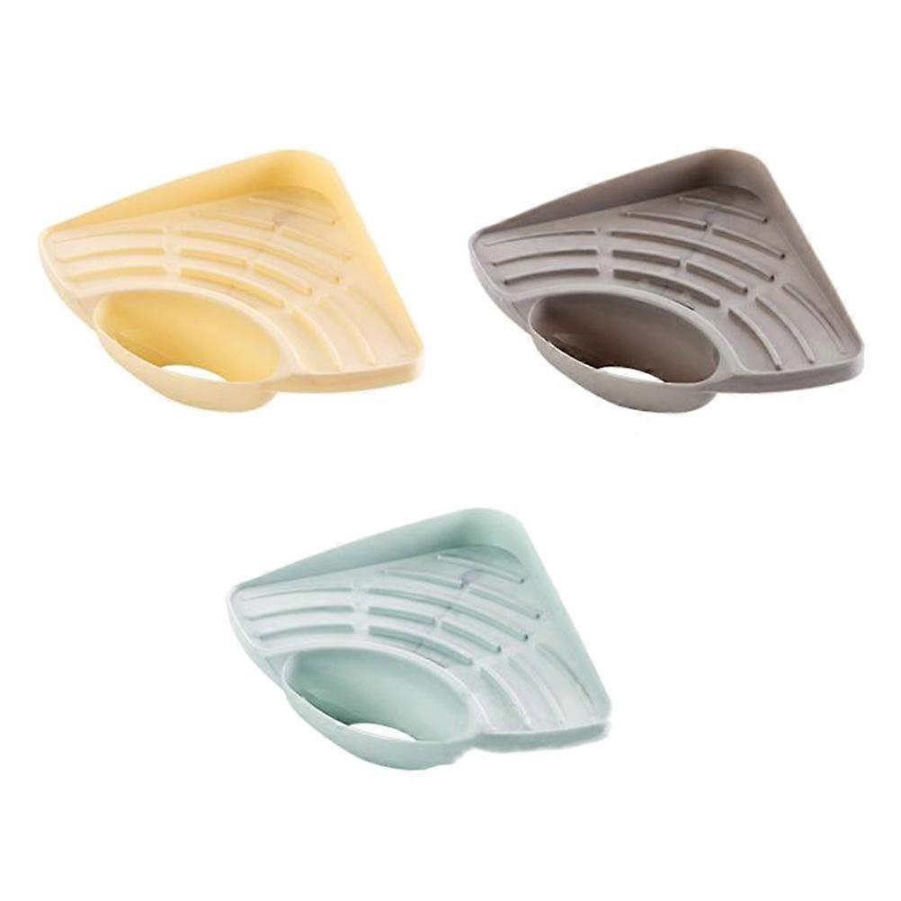 Sponge Holder Suction Kitchen Drain Sink Caddy for Triangle Organizer