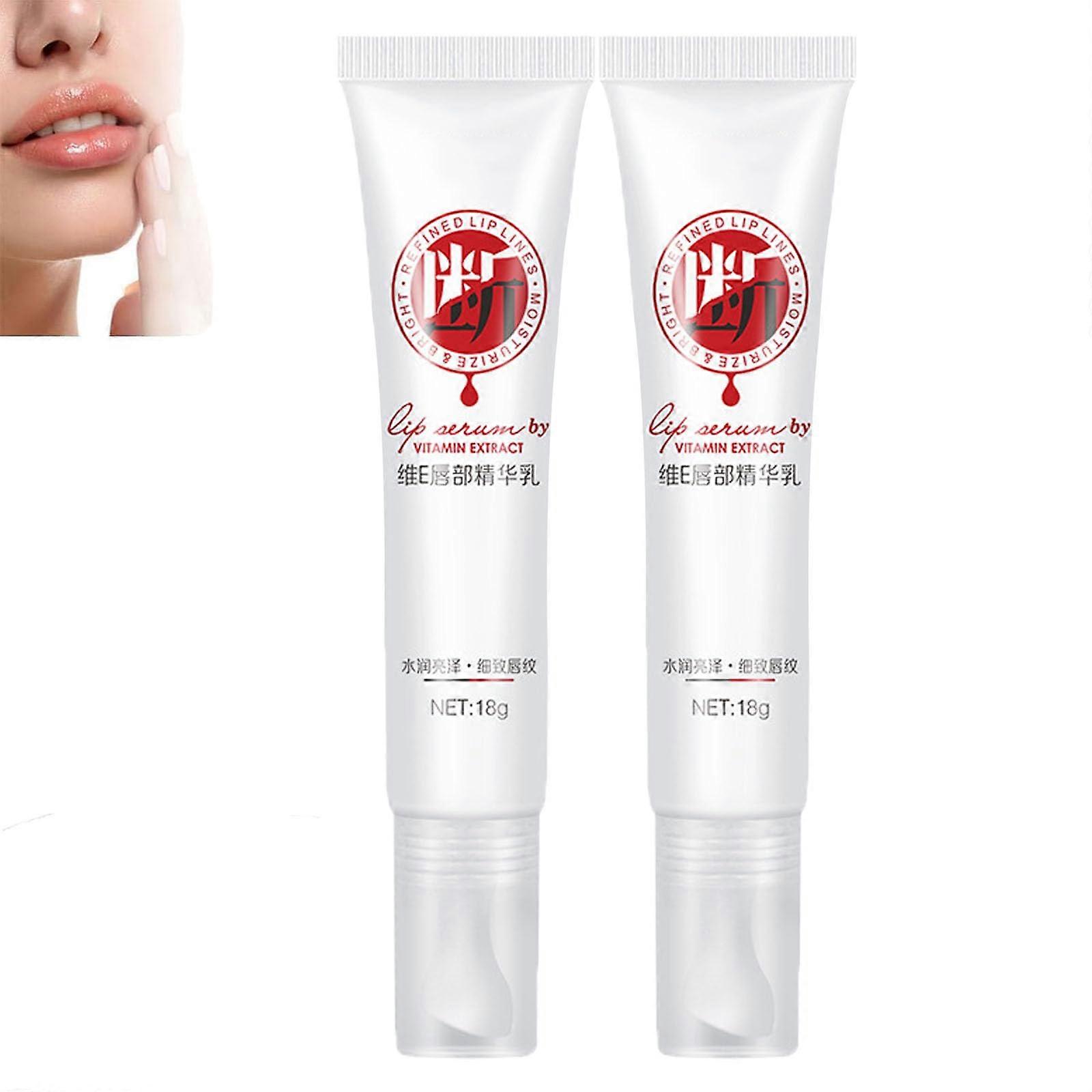 Lip Serum and Balm Set, Deep Hydration for Chapped Lips, Natural Formula, 2PCS