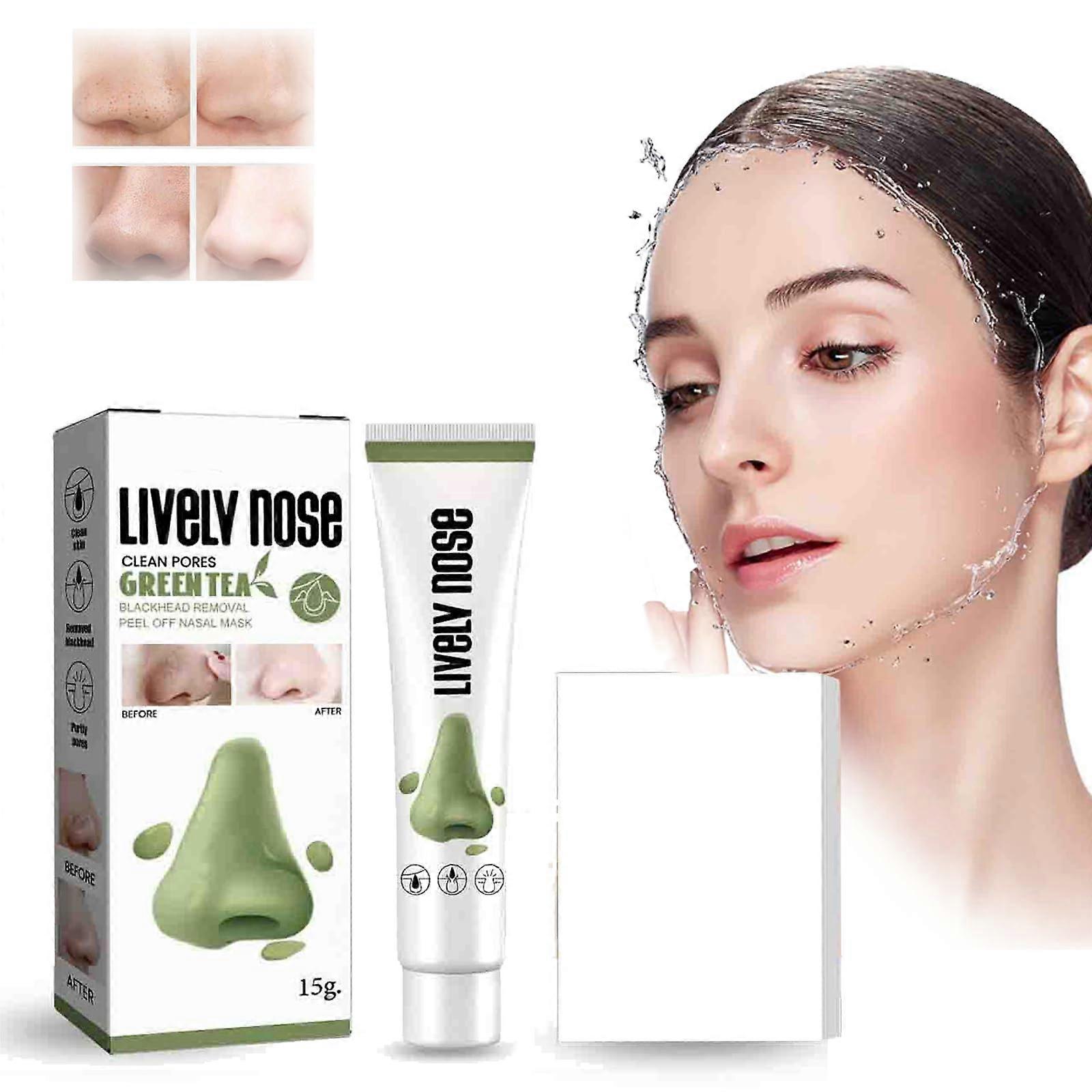 Nose Pore Strips Blackhead Remover Deep Cleansing Oil Control with Tea Extract 40pcs